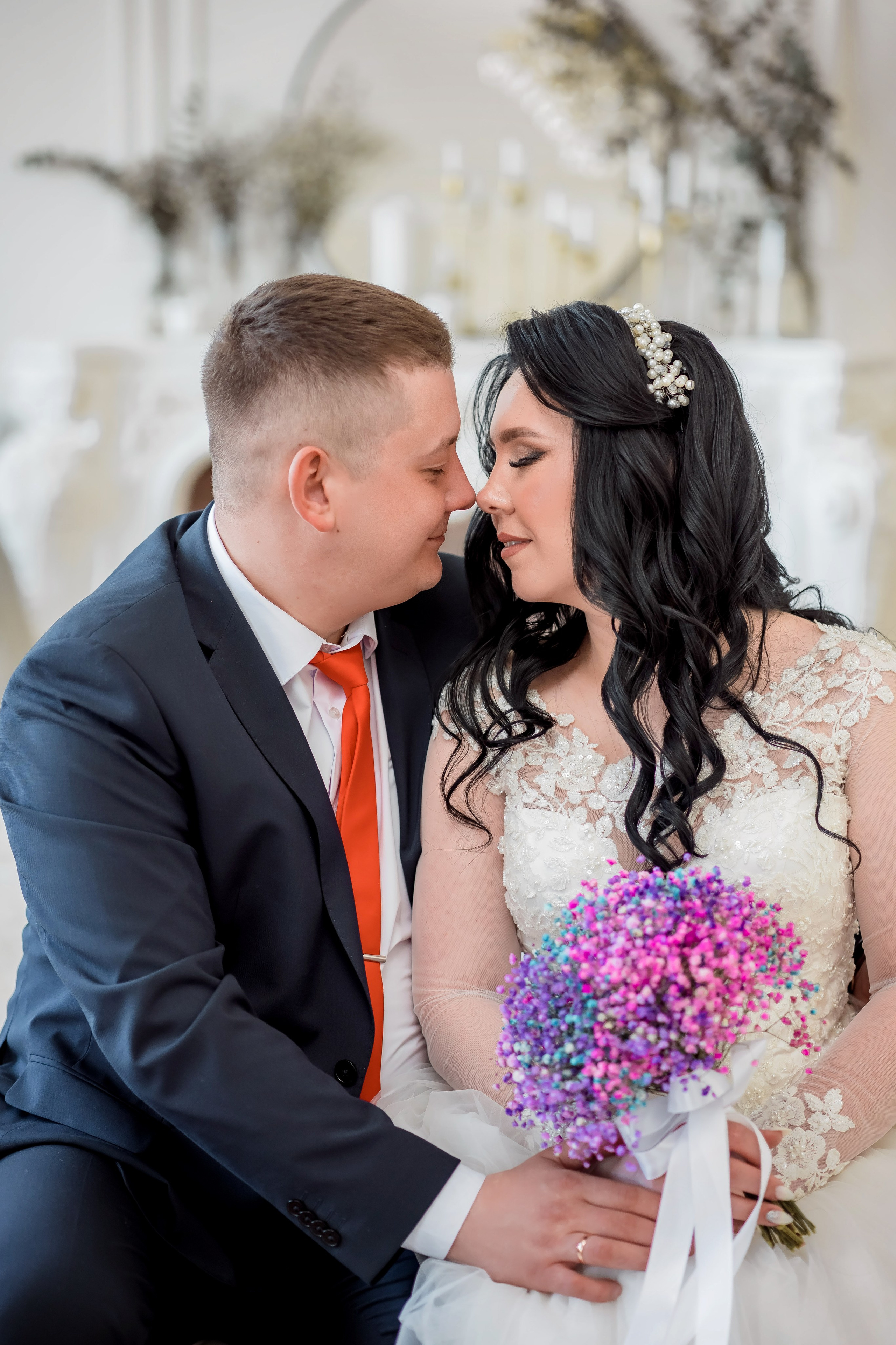 Сиреневый букет невесты. Свадебная фотосессия Астрахань. Свадебный фотограф Анна Шишкина Астрахань