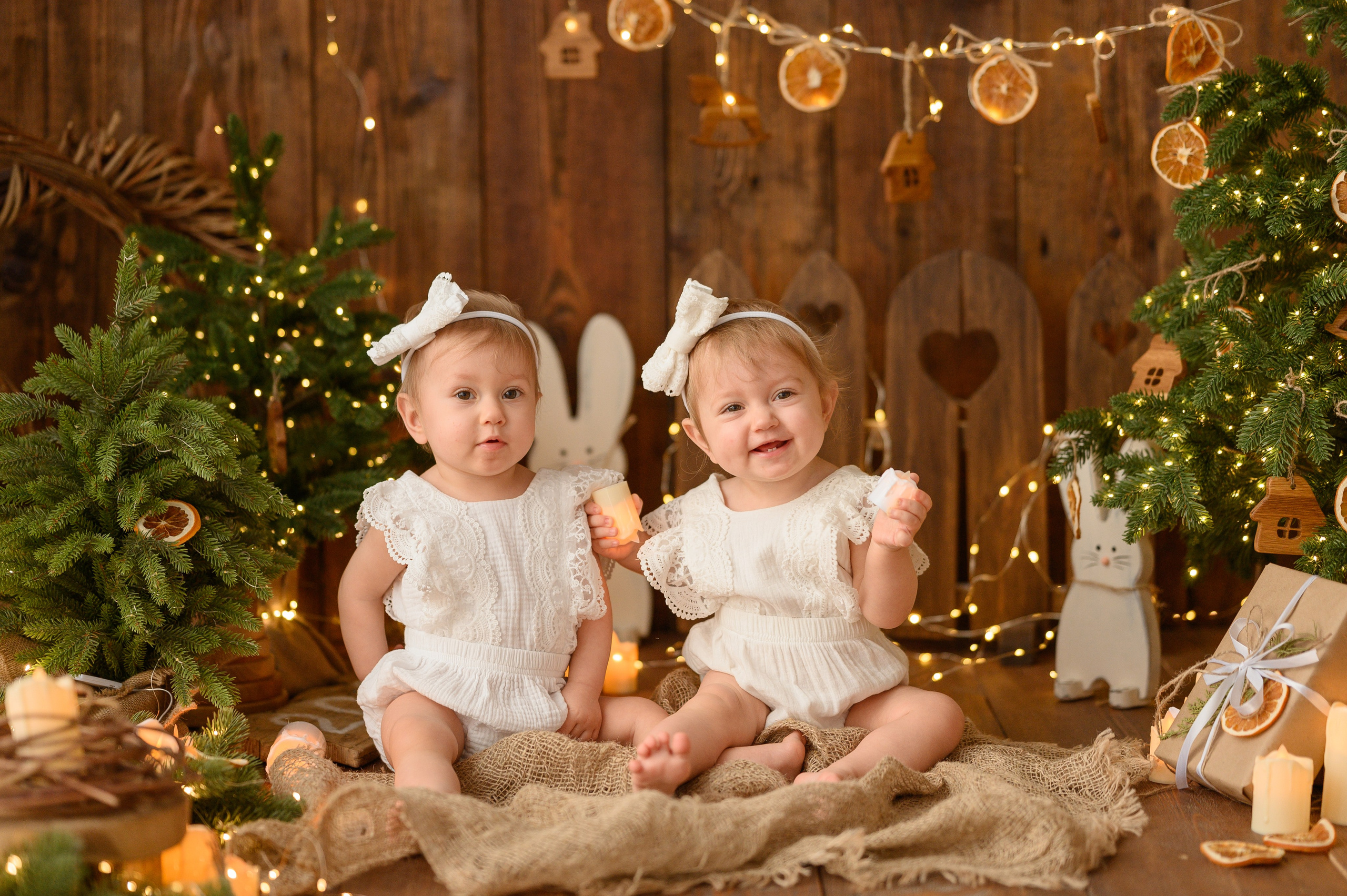 Катюше и Лизоньке годик. Детский и семейный фотограф Ирина Гладких