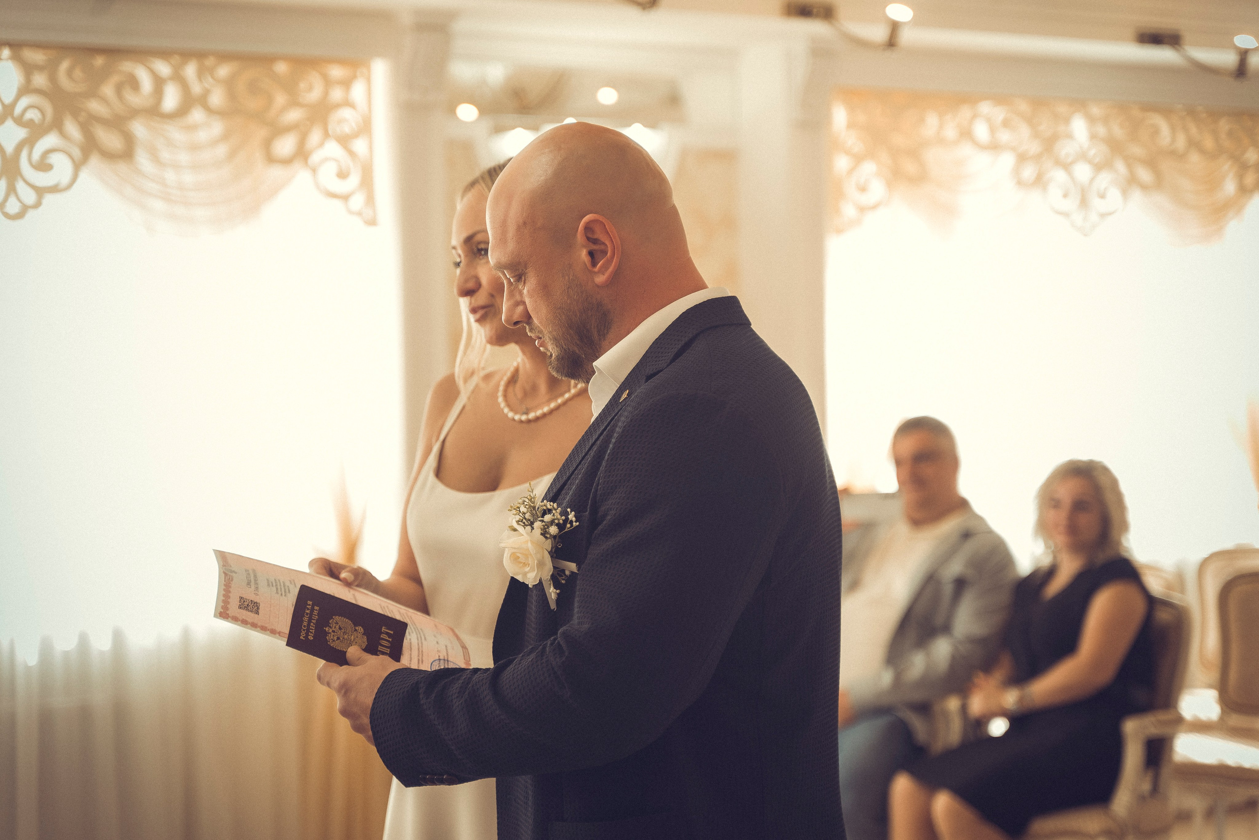 Регистрация в городе Петергоф. Свадебная фотосессия.