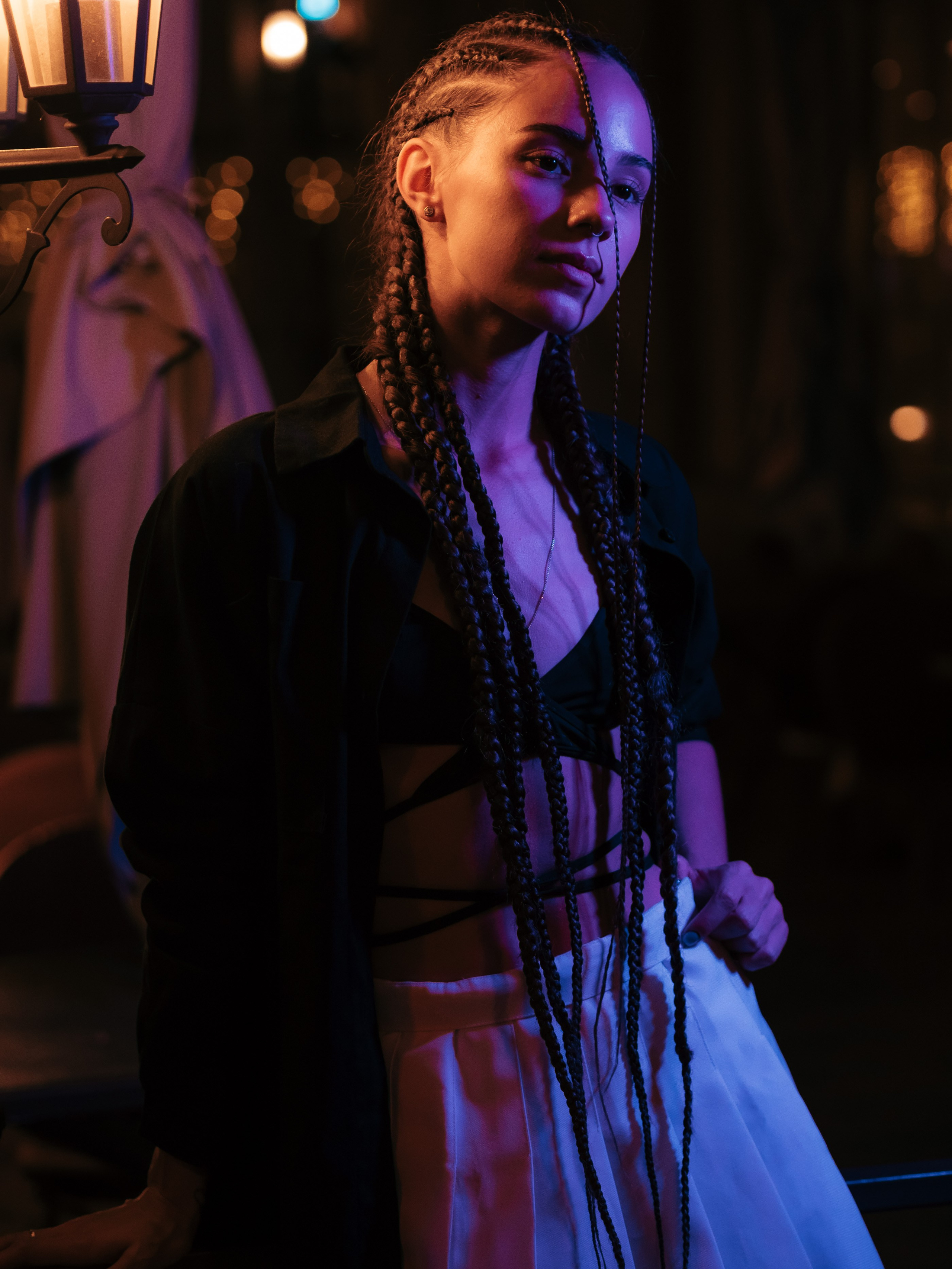 Съемка с цветным светом. Фотограф Диана Одинцова в Волгограде