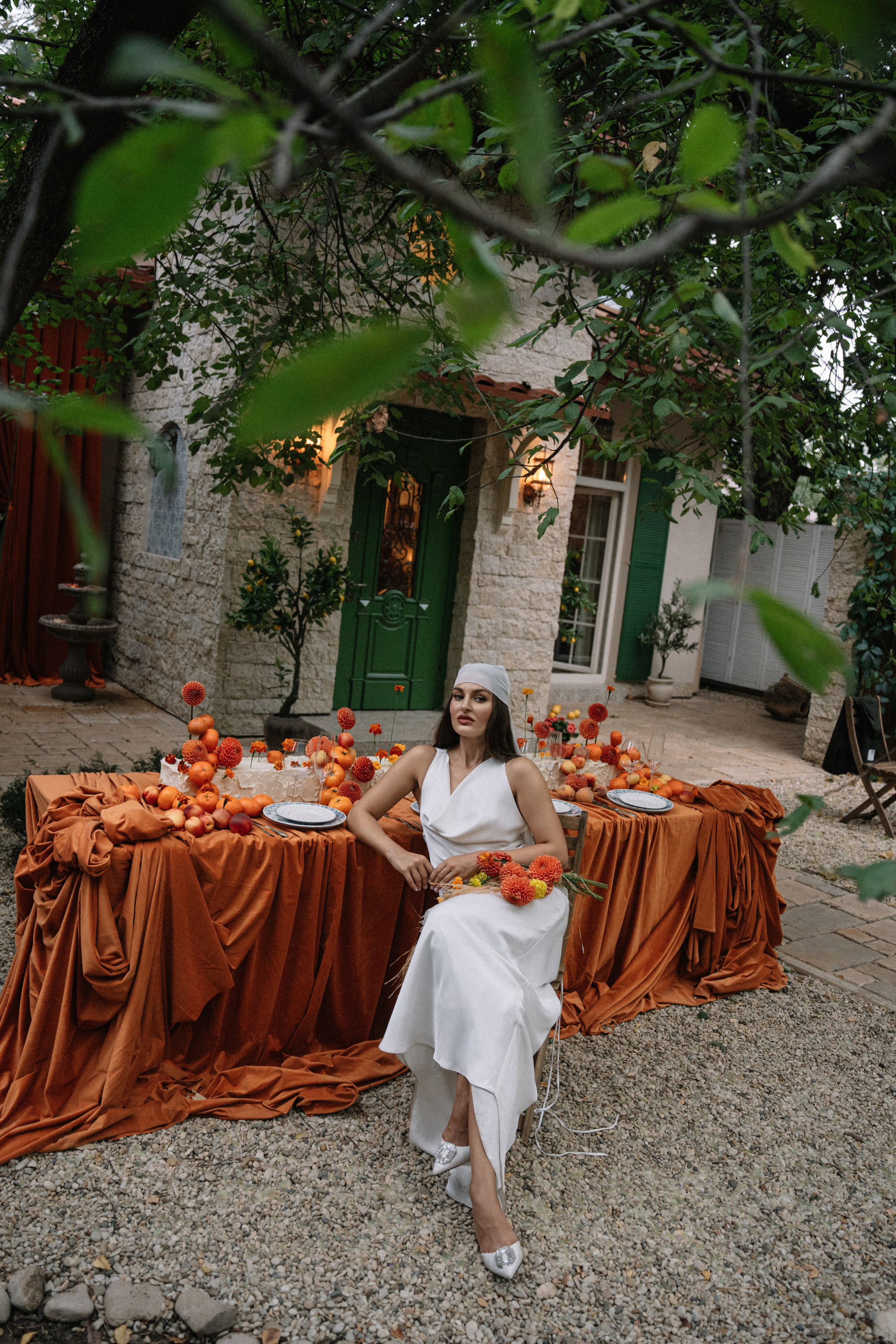 Свадебная фотосессия на вилле VILLA ROSSA