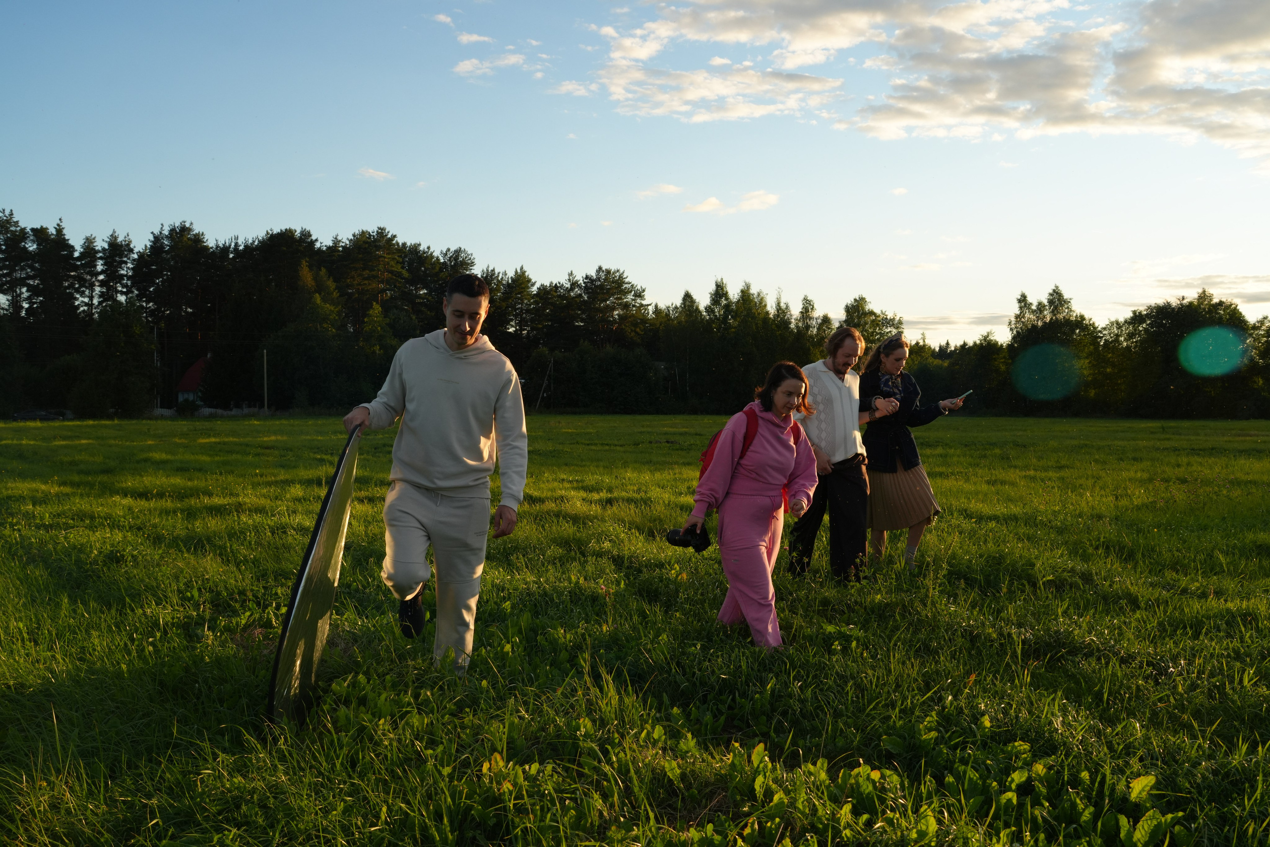 #backstage со съёмок команды в загородном доме. Портретный фотограф в Санкт-Петербурге Дмитриева Наталия