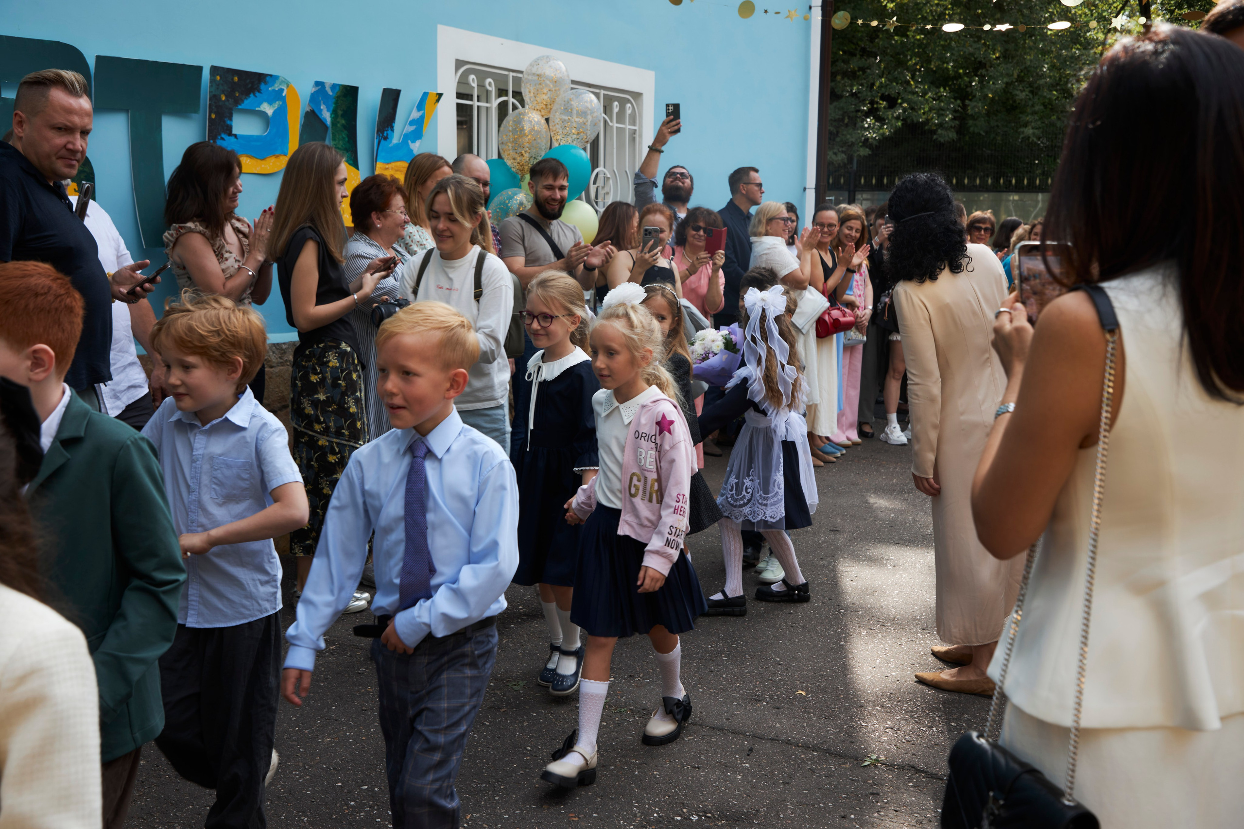 Репортажа съёмка с 1 сентября. Анна Потявина. Фотограф Москва