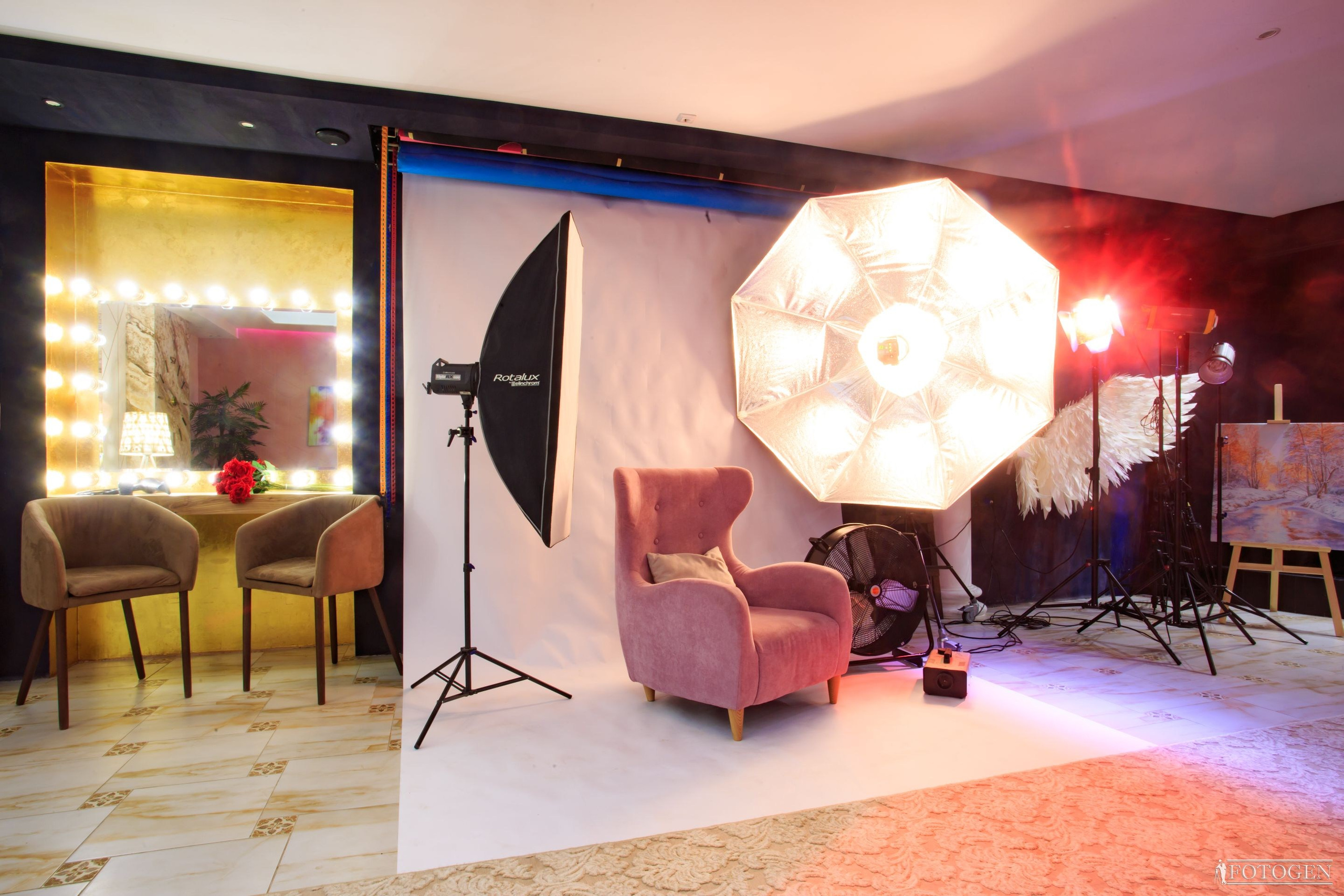 Интерьерные локации FOTOGEN: 7 уникальных фотозон для вашей фотосессии. Интерьерная фотостудия FOTOGEN г. Краснодар