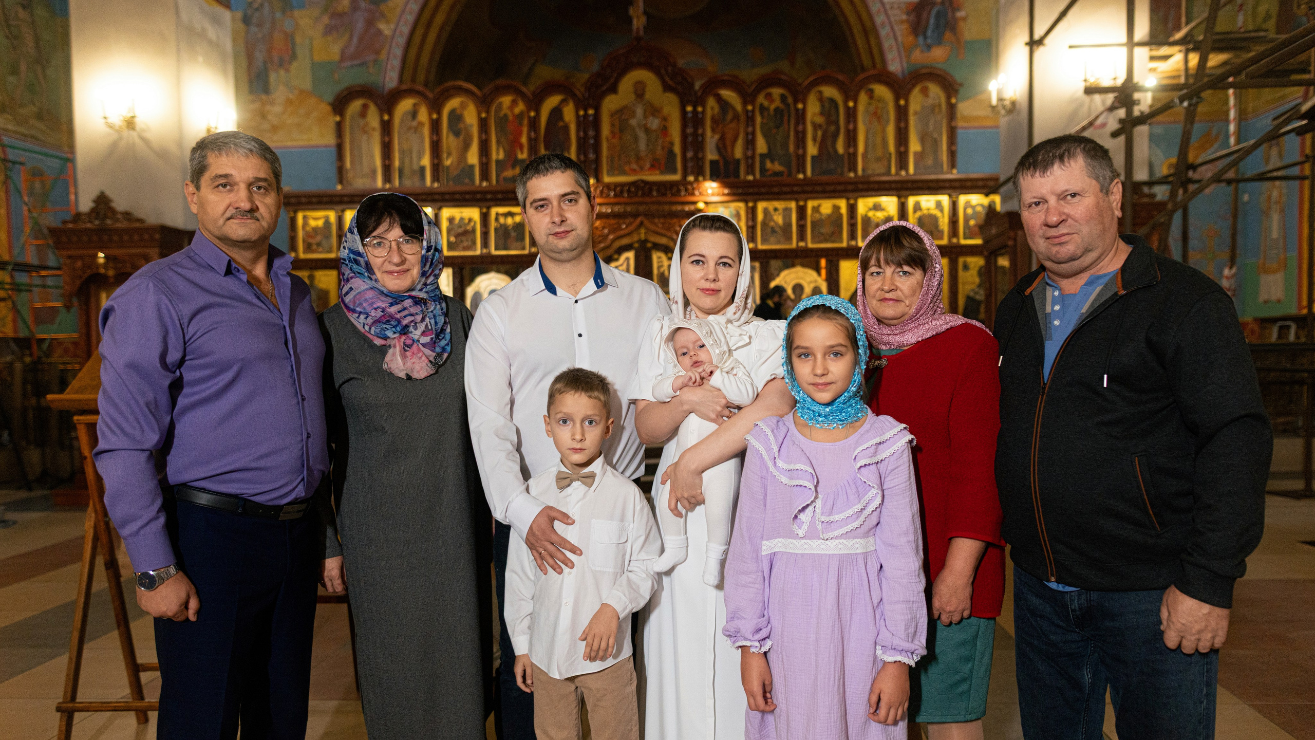 Крещение Алины. Дмитрий Шульгин, портретный фотограф в Воронеже