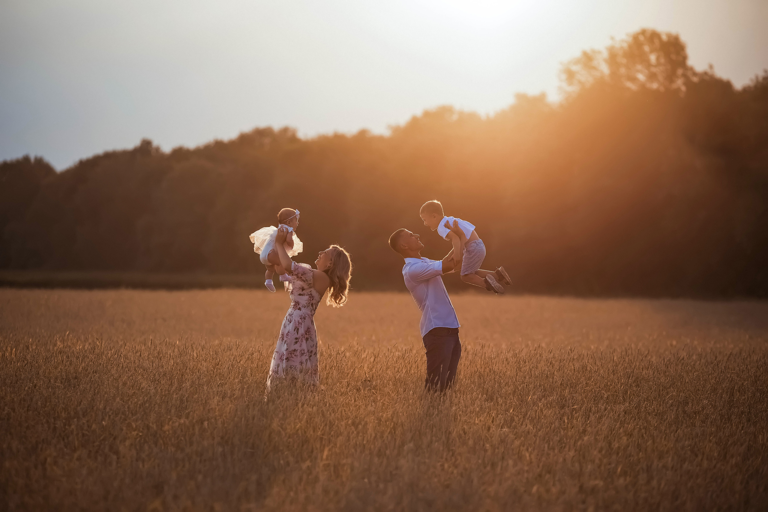 Катя и её семья. Семейный и детский фотограф в Саратове Юлия Клим
