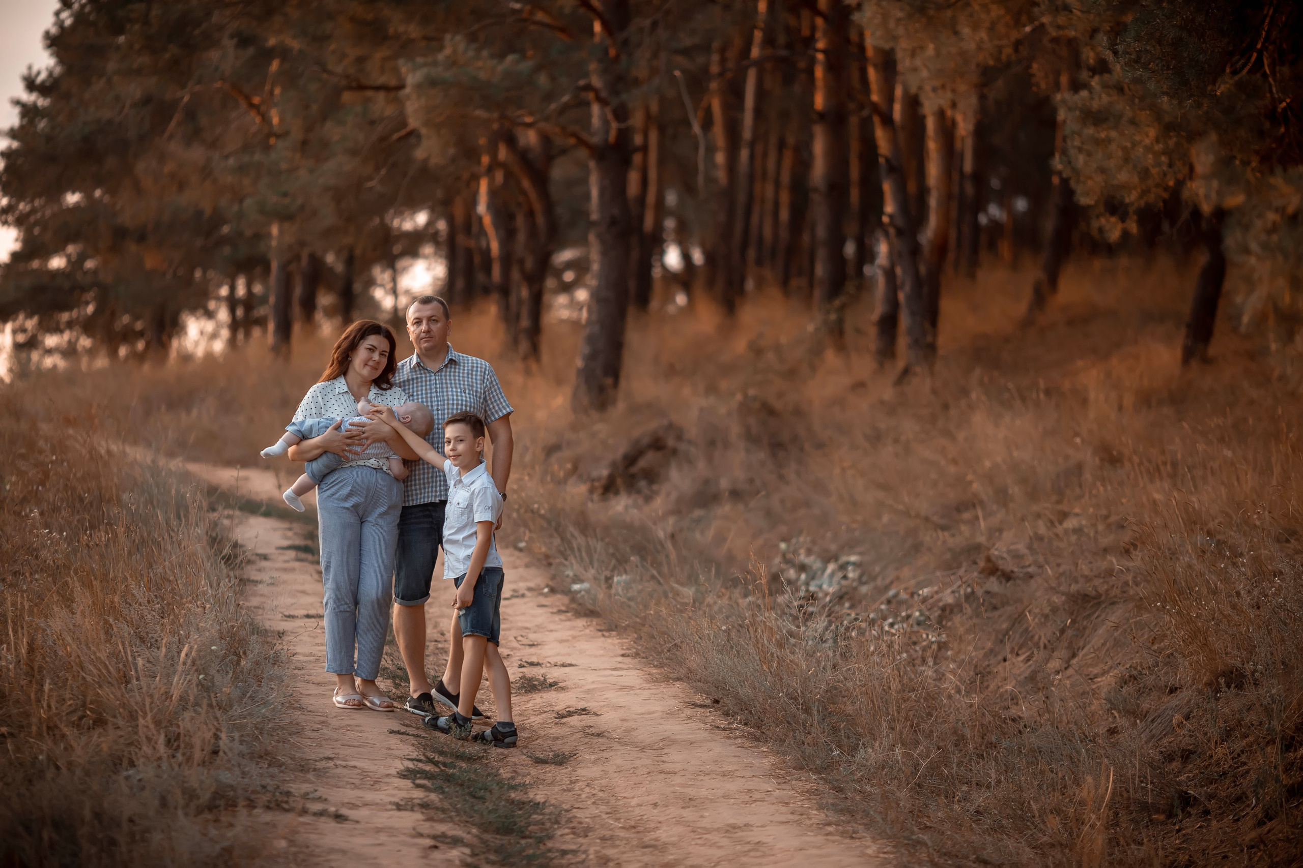 Наталья и её семья. Семейный и детский фотограф в Саратове Юлия Клим