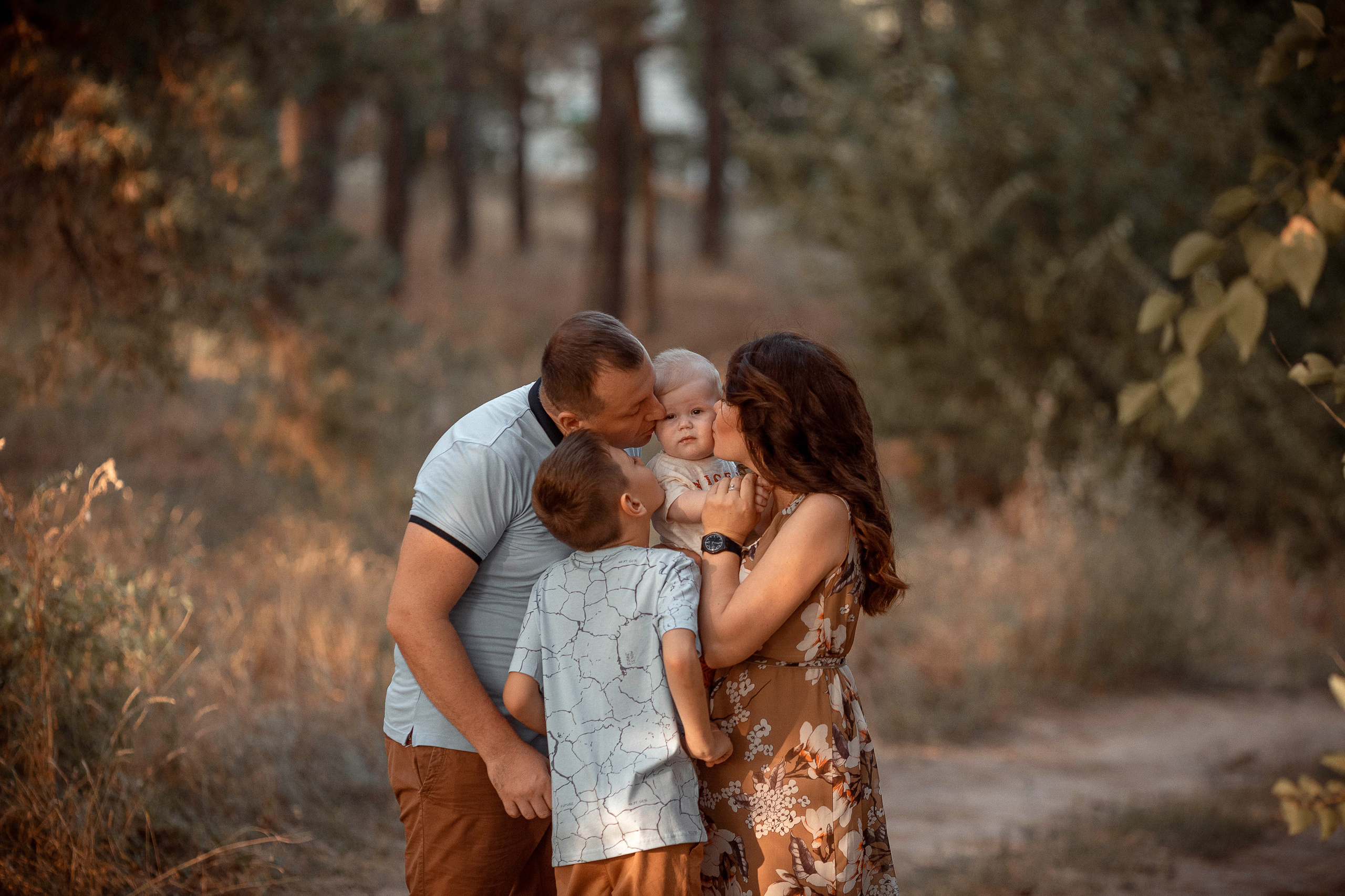 Наталья и её семья. Семейный и детский фотограф в Саратове Юлия Клим