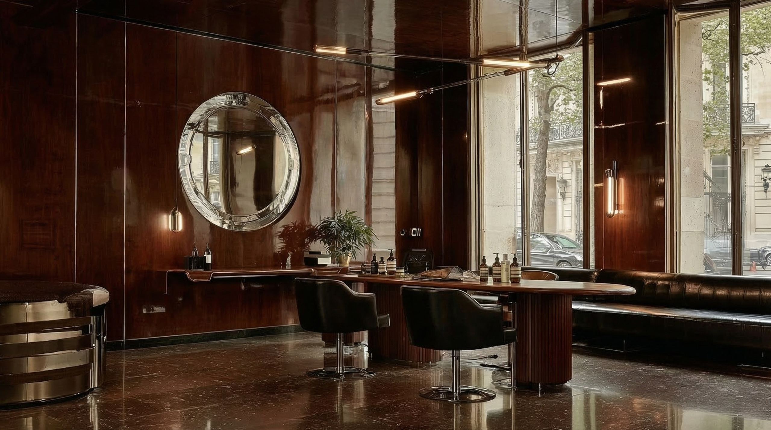 Muse Beauty Salon — AI Concept. Glukhova Elizaveta — AI Creator & 3D Visualizer for Interior, Fashion & Beauty Brands