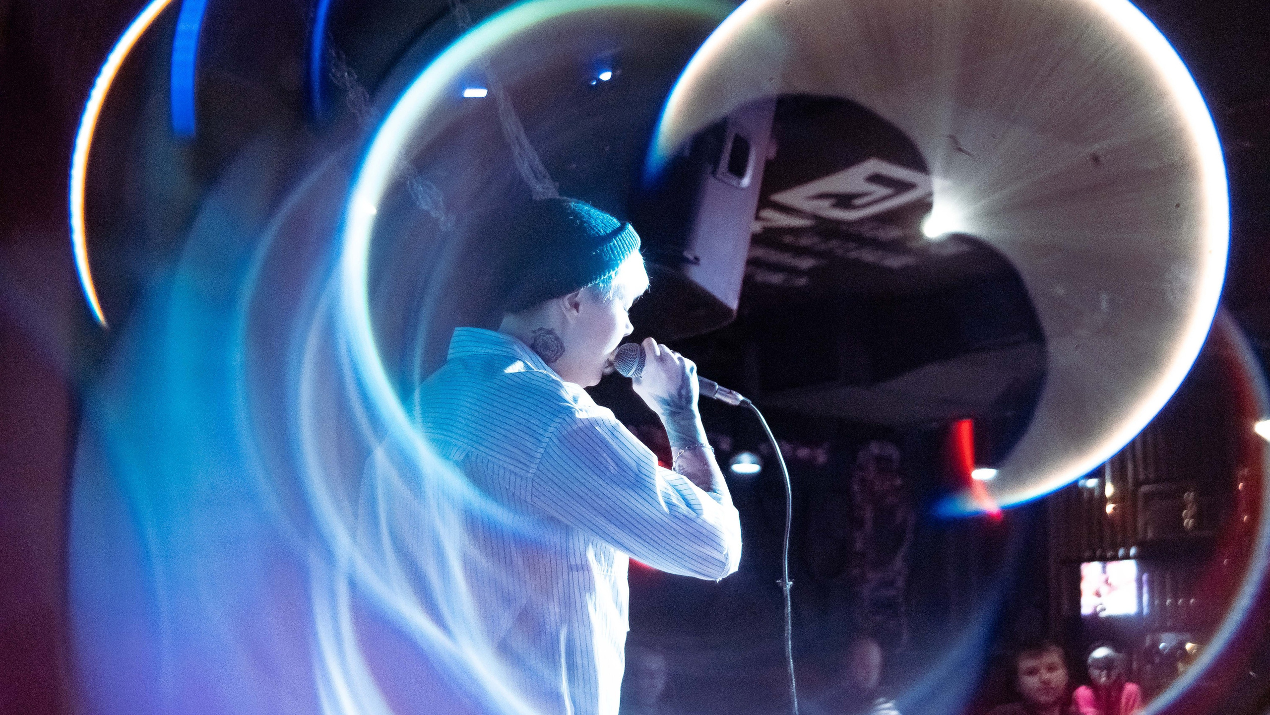 Репортажные фотографии творческого вечера Такие дела, Панда