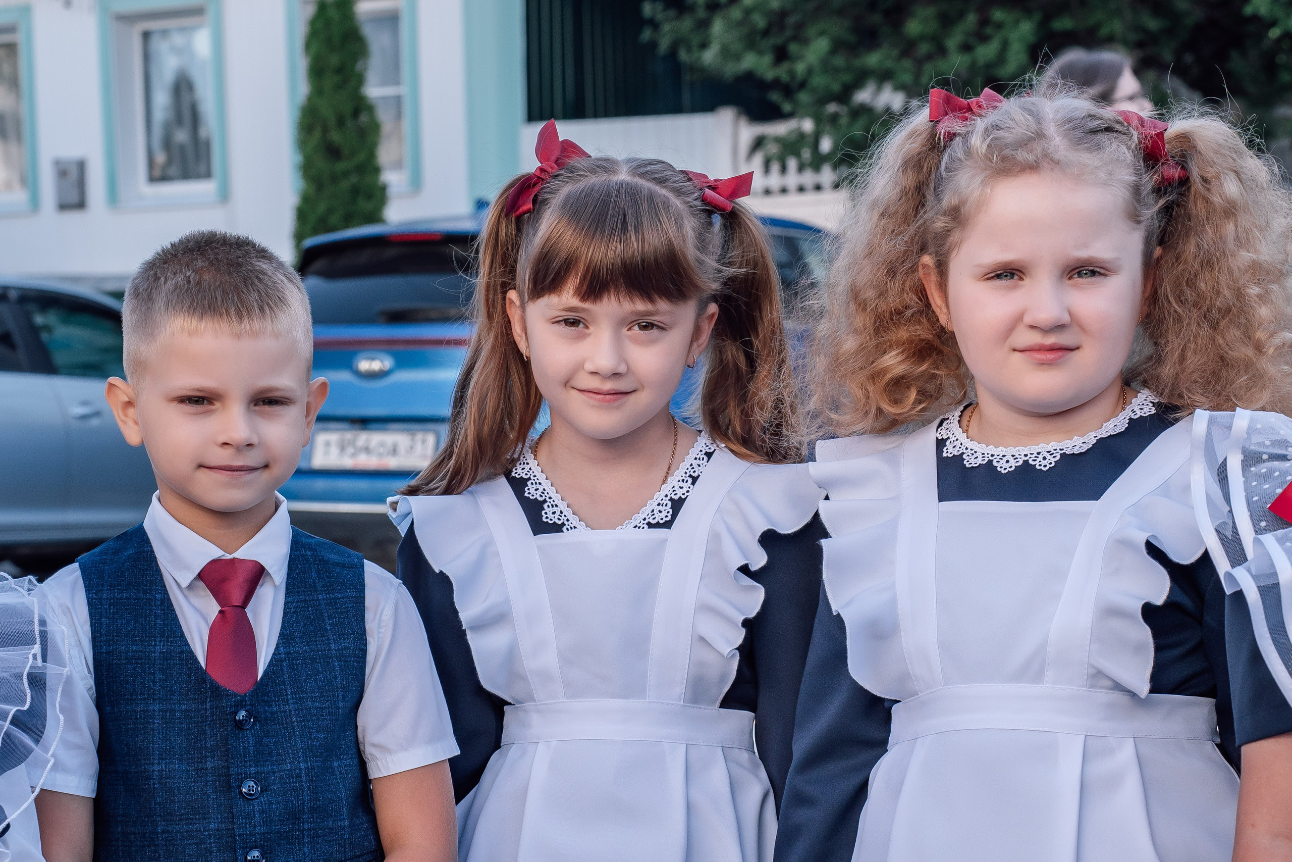 Первоклашки. Фотограф Юлия Паськова, город Бирюч