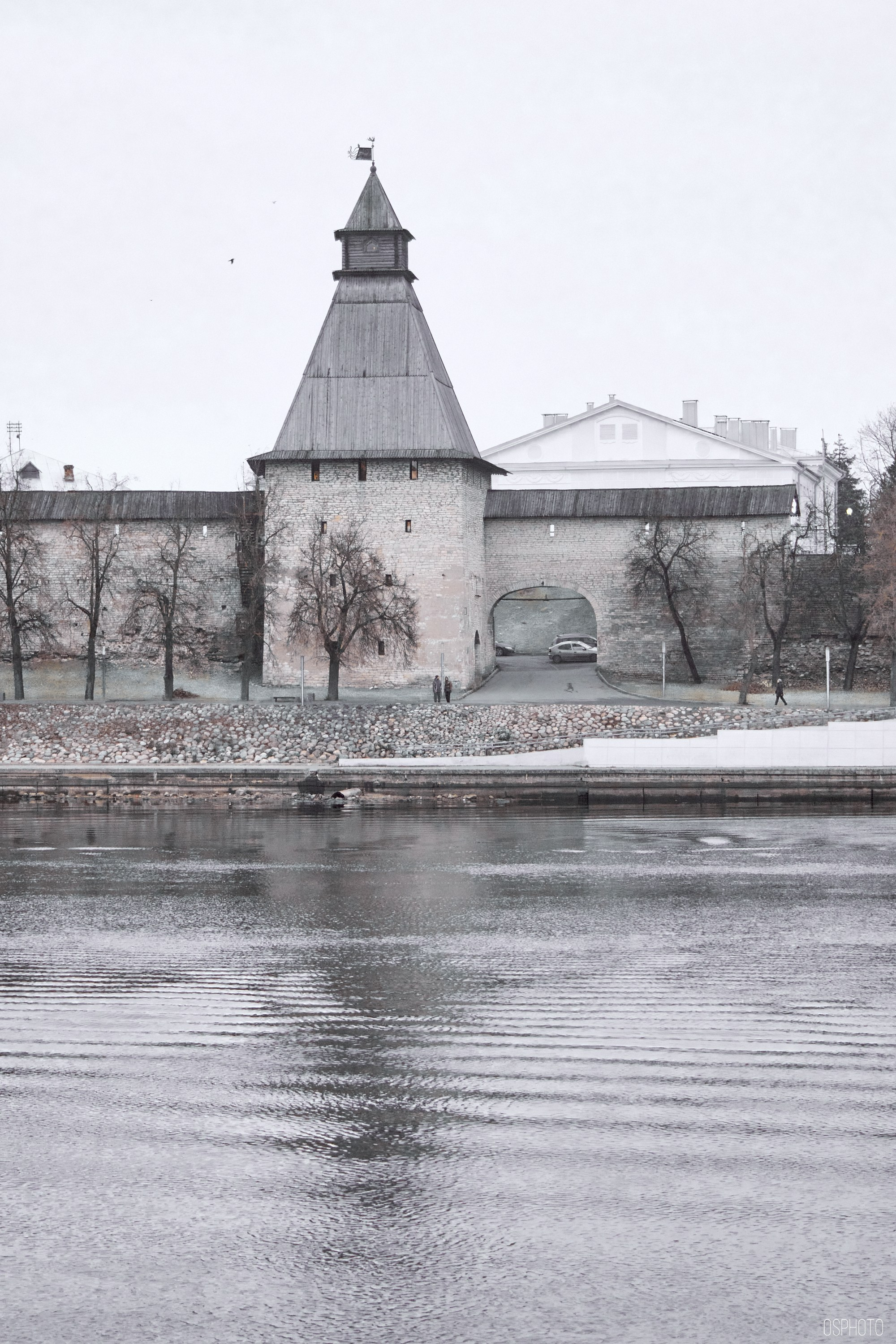 Псков. Ноябрь. Фотографъ Сергѣевъ. Поймать мгновеніе