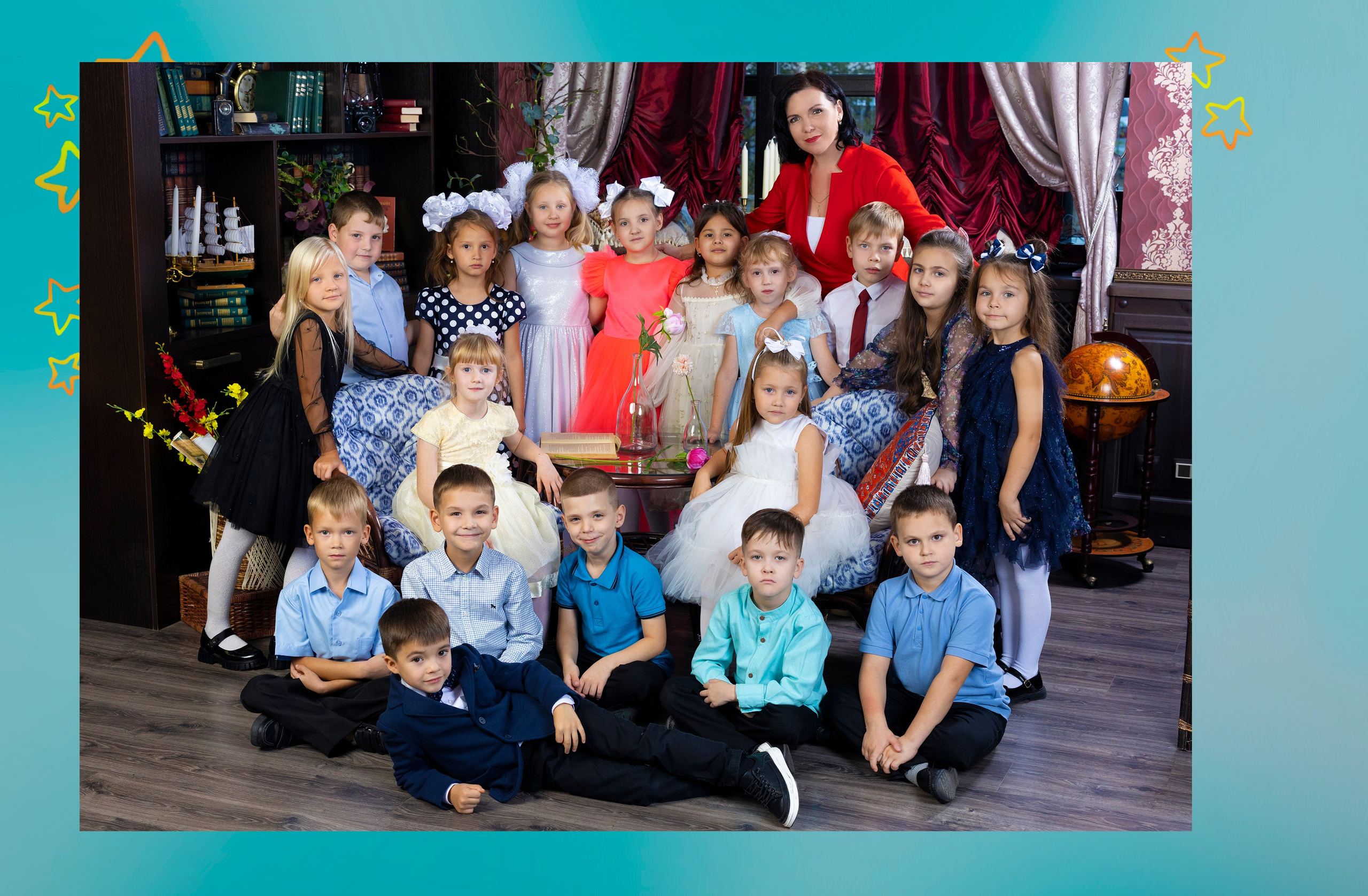 Альбом на 4 года для школьника: добавляйте фото каждый год, мокрая печать, фотосессия в подарок