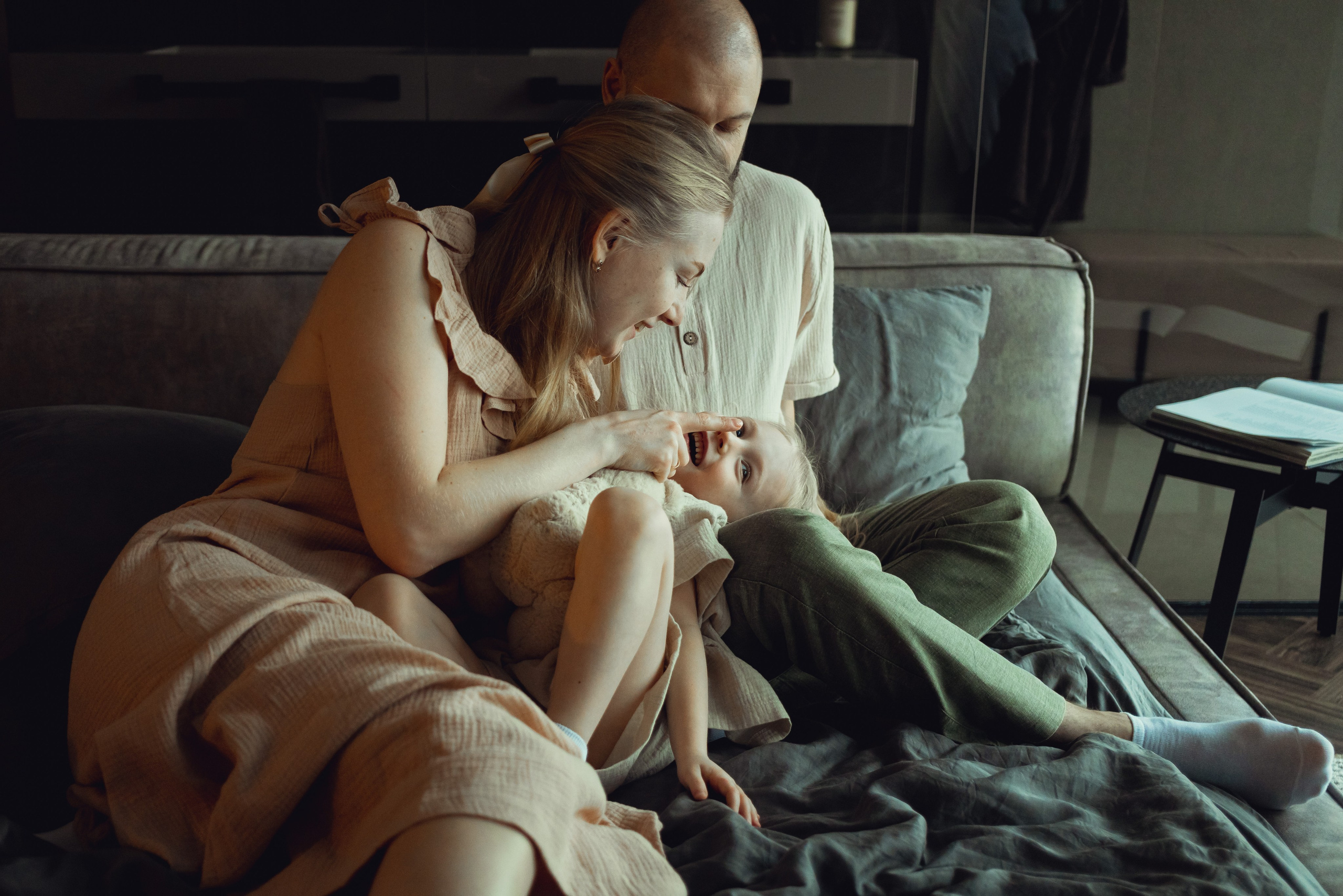 Семейная фотосессия в студии Санкт-Петербург