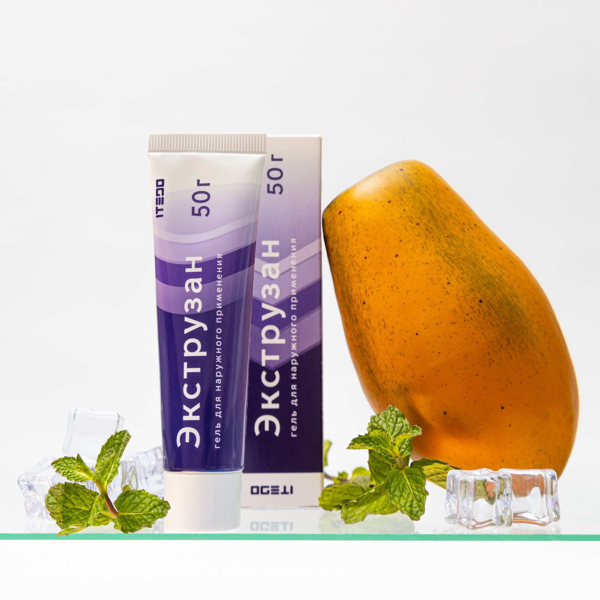 Крем с мятой и манго