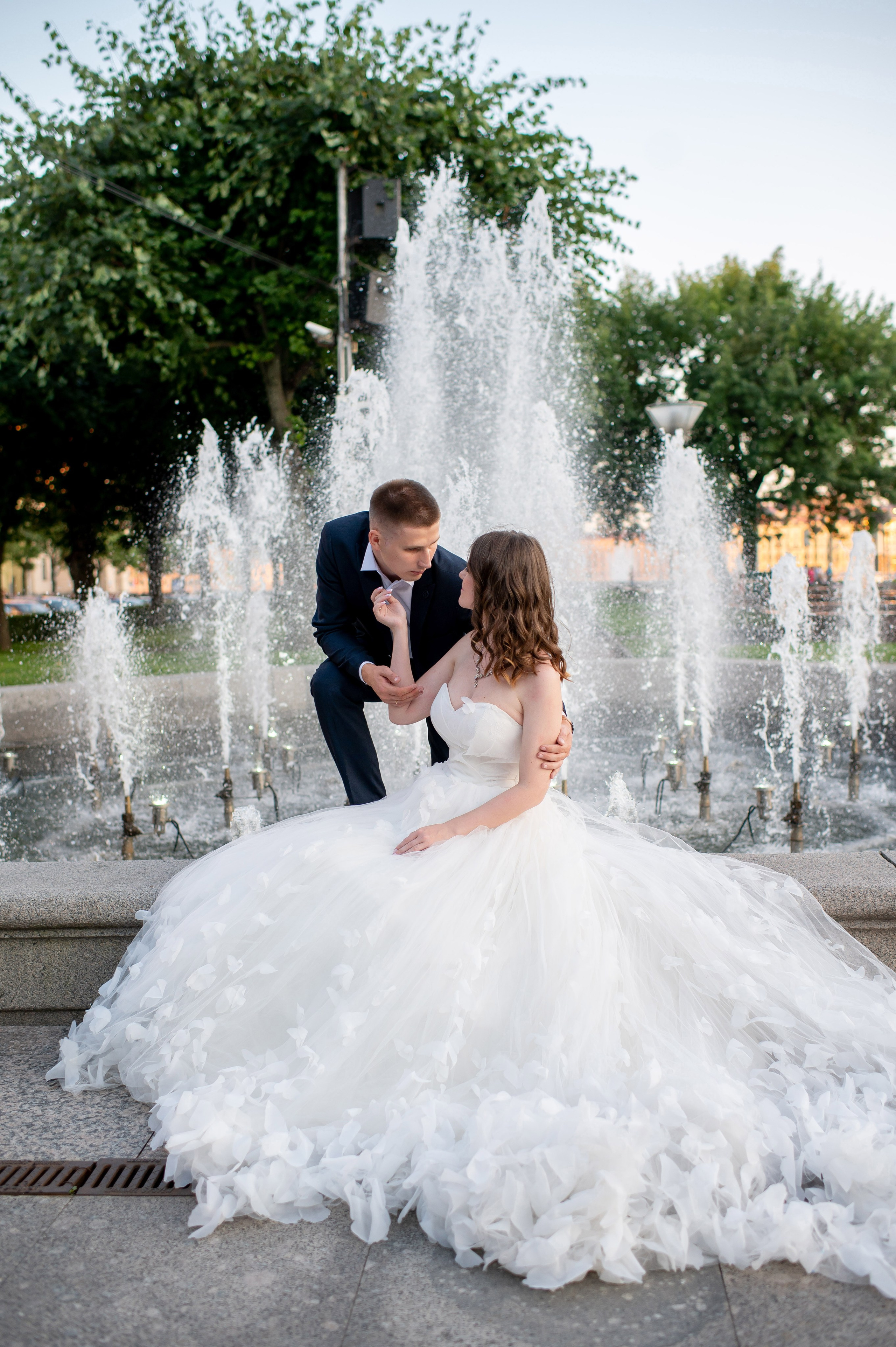 Зажигательная и динамичная свадебная фотосессия Анастасии и Максима. Портретный, семейный и свадебный фотограф в Санкт-Петербурге и в Пушкине Ширяев Денис