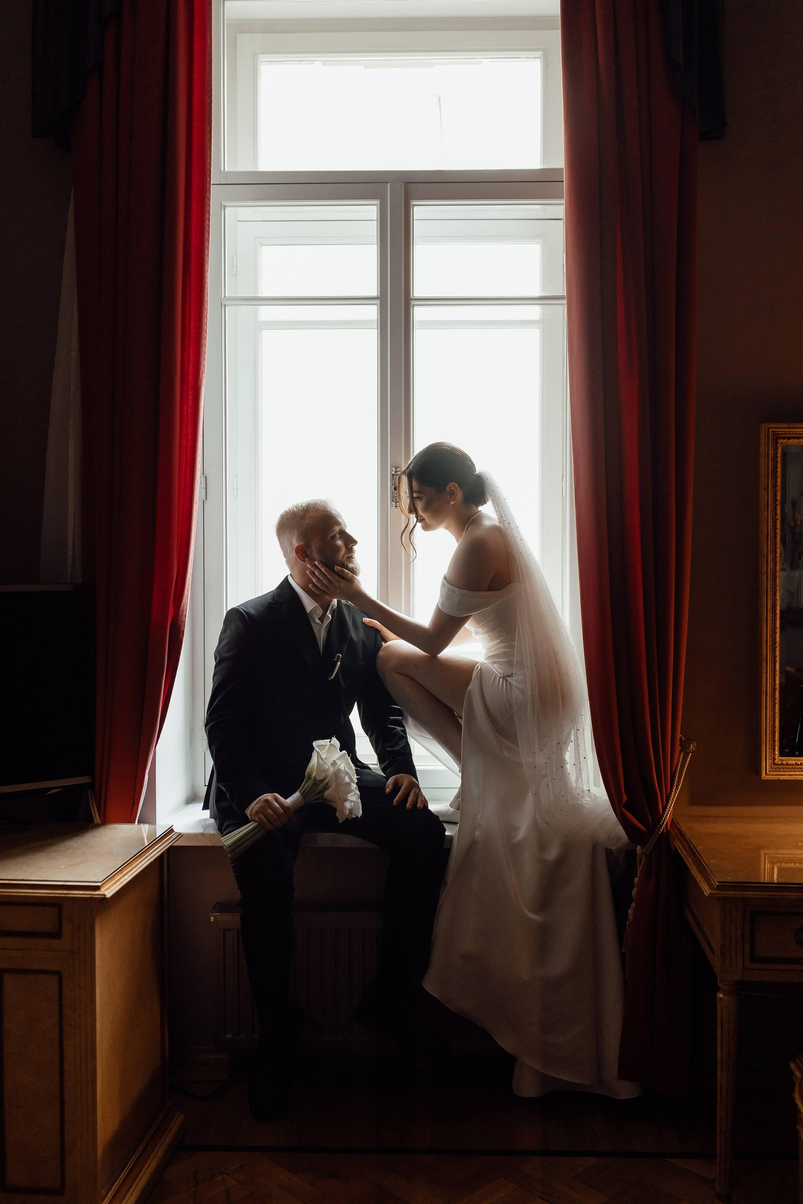 Свадебная фотосессия в отеле Националь в Москве