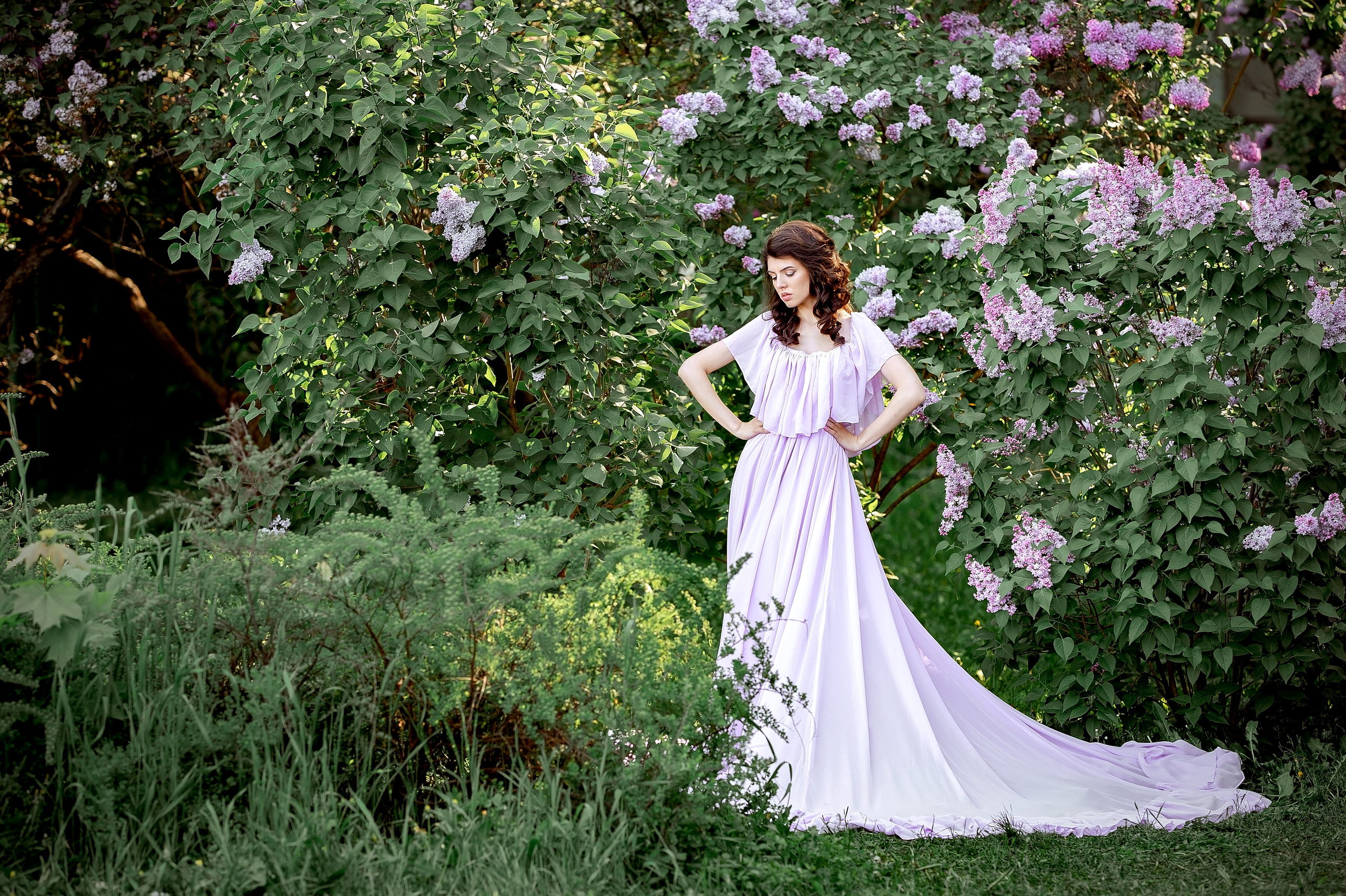 Места, где можно провести фотосессию в цветении в Москве. Свадебный и семейный фотограф Виктория Носачёва. Щелково, Москва и МО