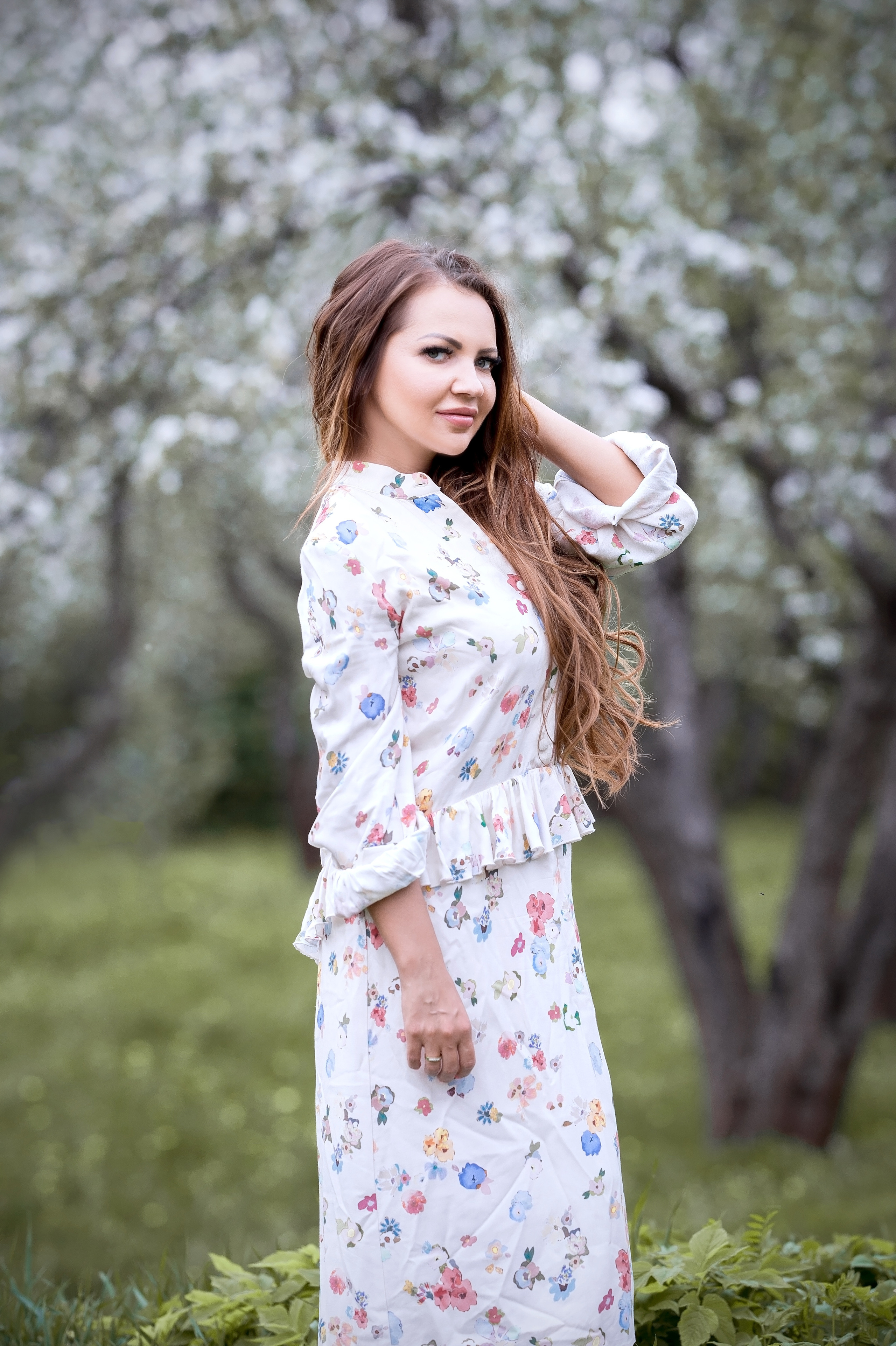 Места, где можно провести фотосессию в цветении в Москве. Свадебный и семейный фотограф Виктория Носачёва. Щелково, Москва и МО