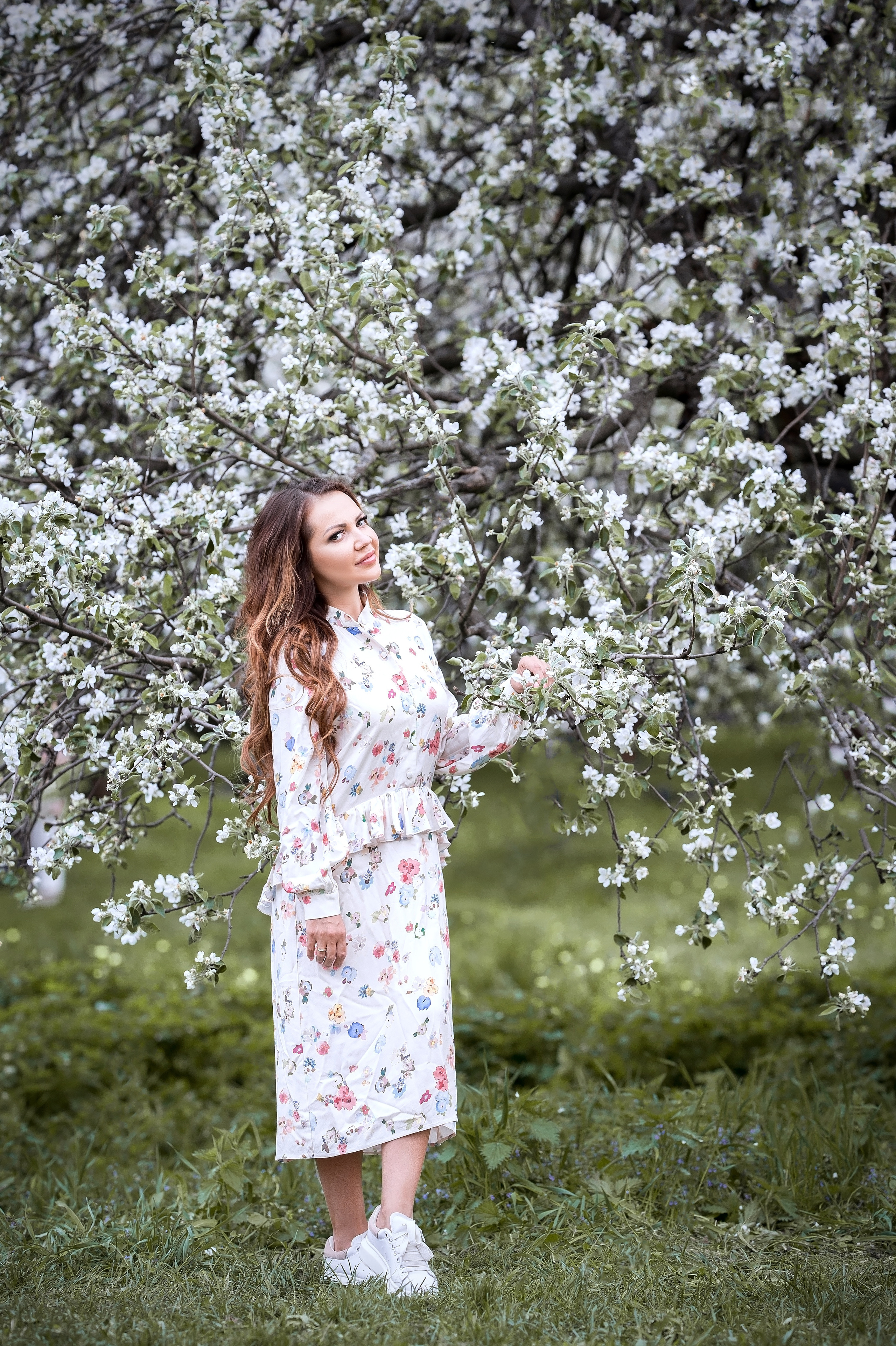 Места, где можно провести фотосессию в цветении в Москве. Свадебный и семейный фотограф Виктория Носачёва. Щелково, Москва и МО