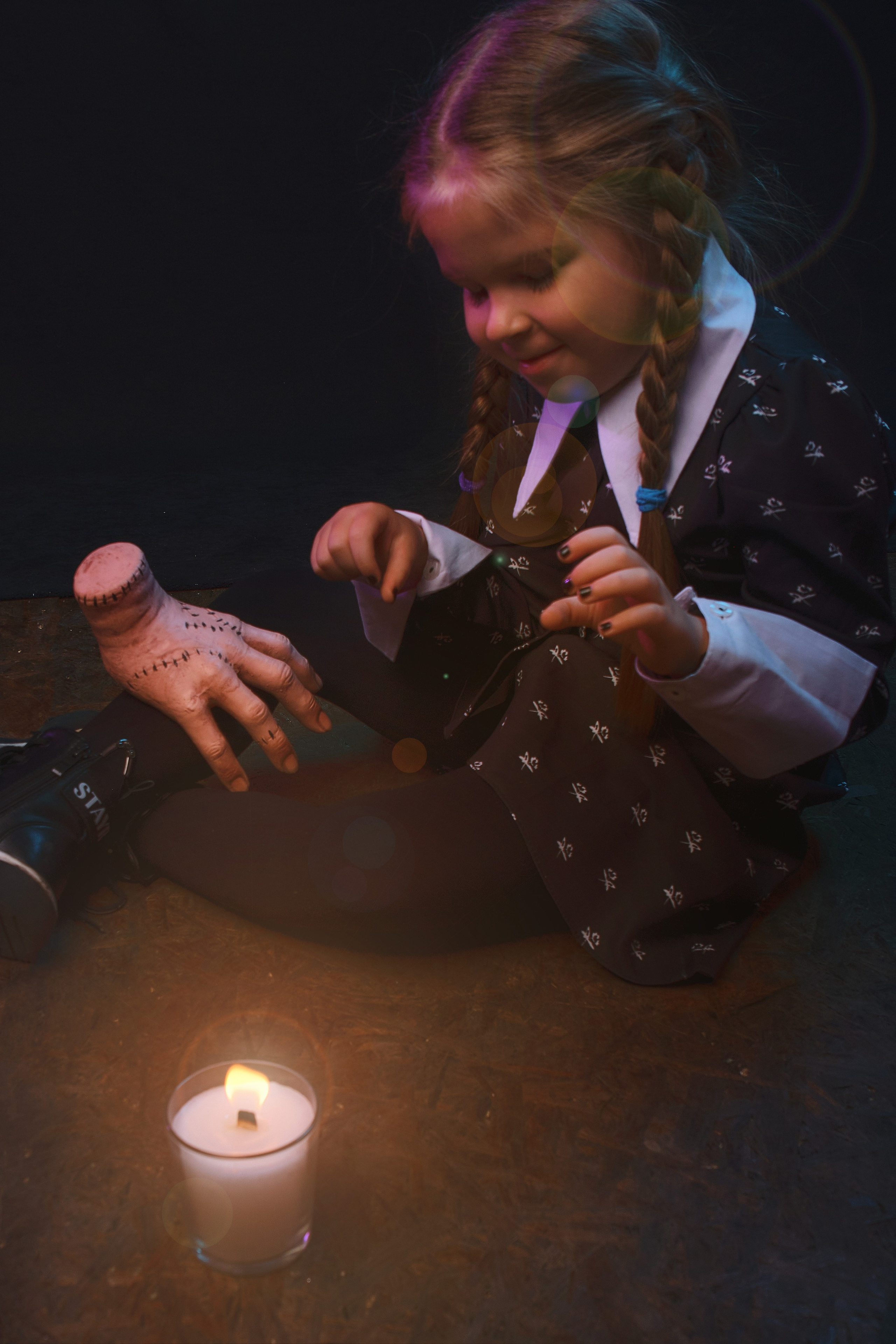 Съёмка в стиле сериала «Уэнсдей». Семейный и женский фотограф в Новомосковске и Узловой Михеева Татьяна