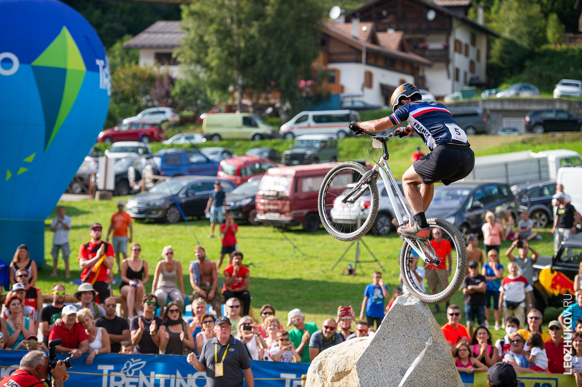 UCI Trials World Championships 2016 — finals. Sports photographer Leonid Zhukov