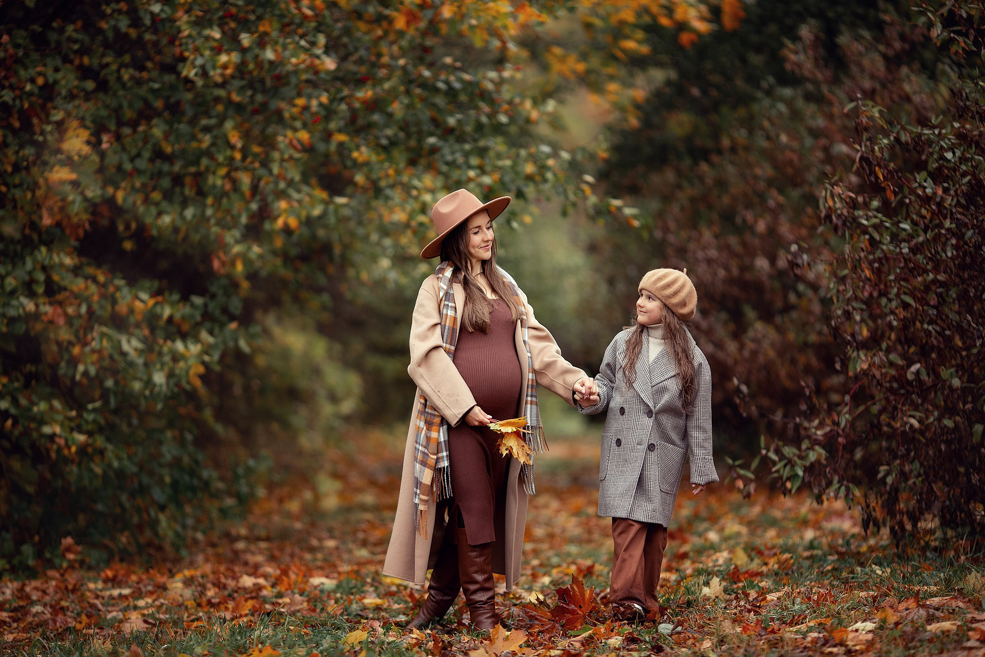 Красивейшая осенняя Фотосессия в ожидании малыша. Tatyana Nadezhdina Family photographer