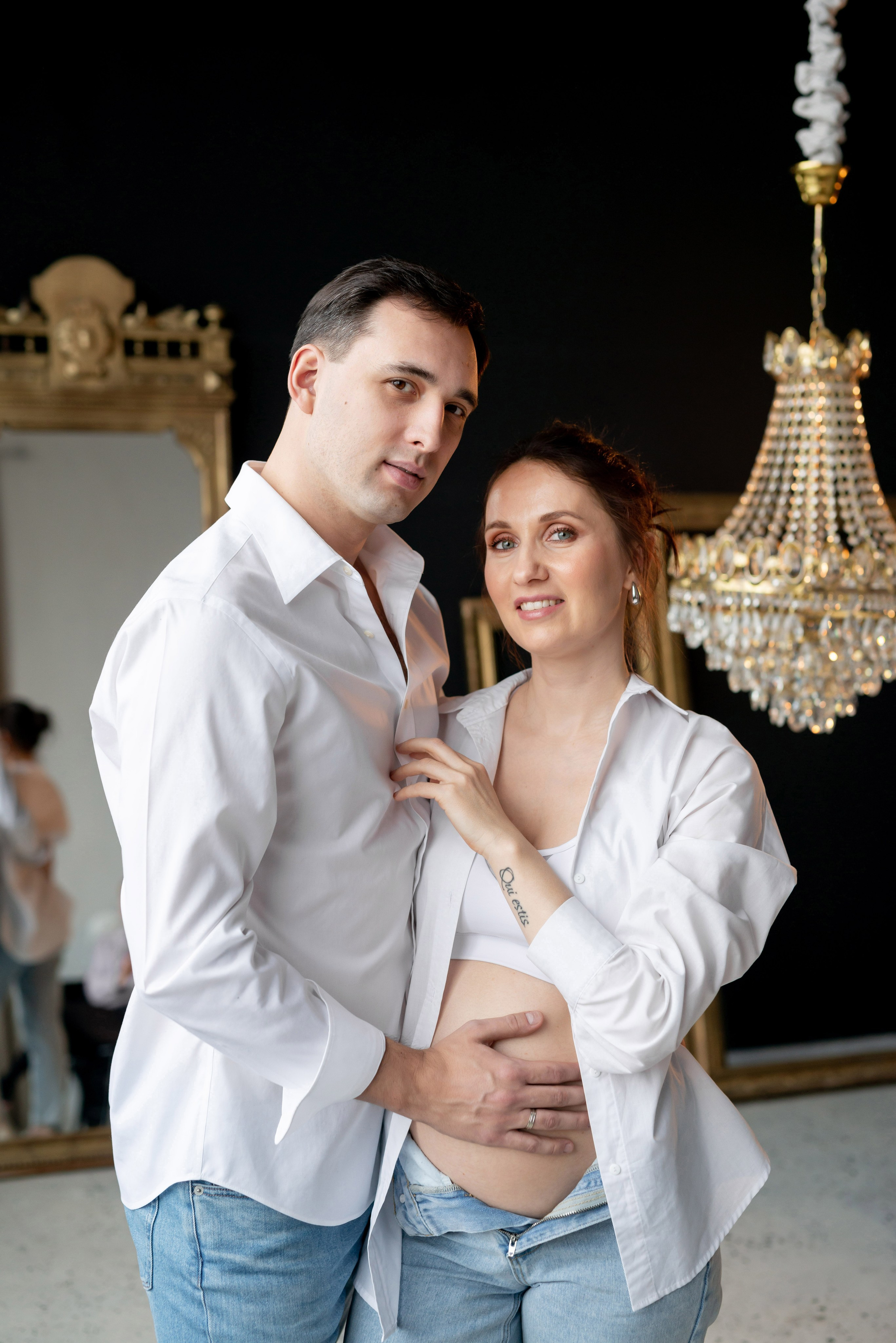 Беременность в красках и необычное гендер-пати. Портретный, семейный и свадебный фотограф в Санкт-Петербурге и в Пушкине Ширяев Денис