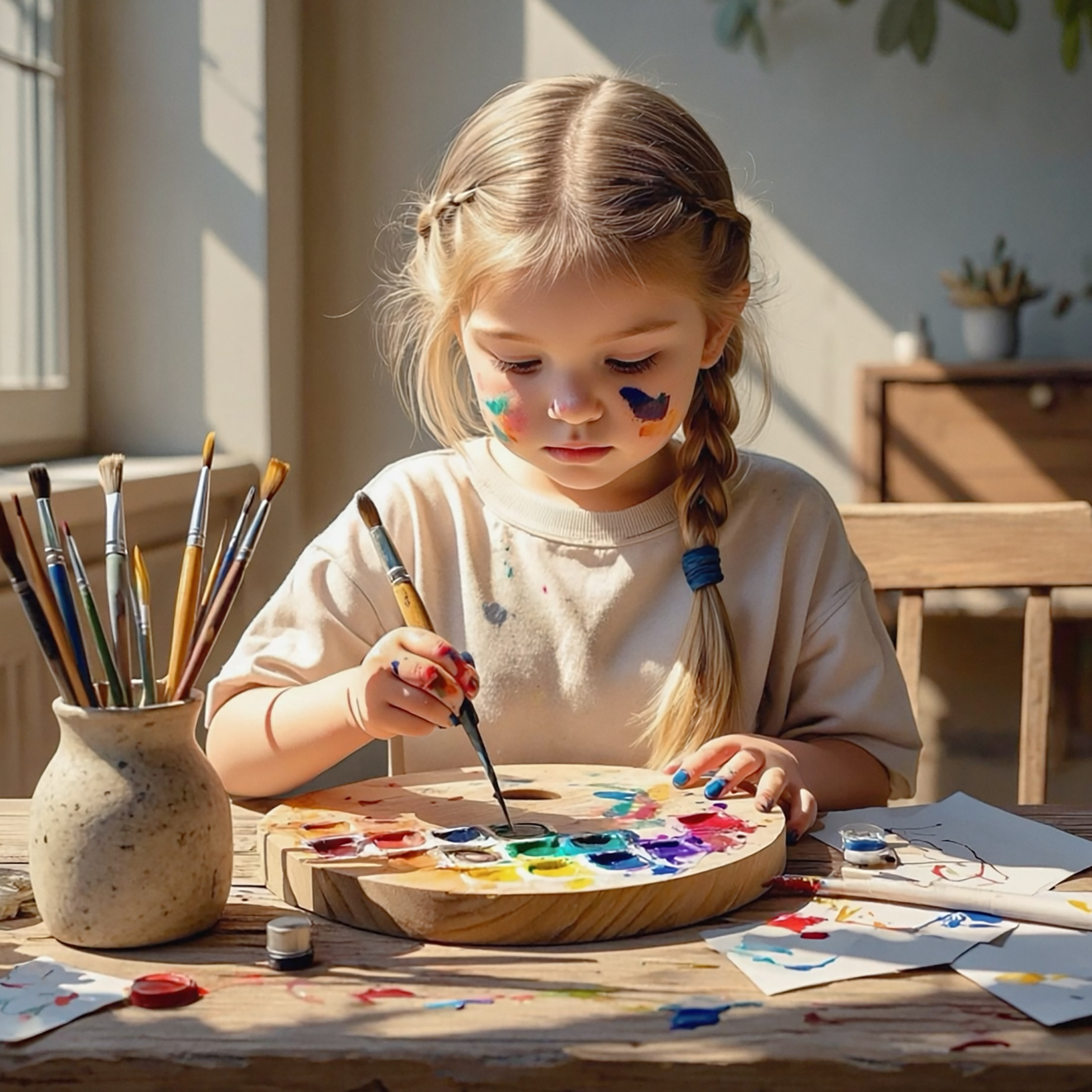 Дети рисуют. Фотограф в Санкт Петербурге Viktory_Get