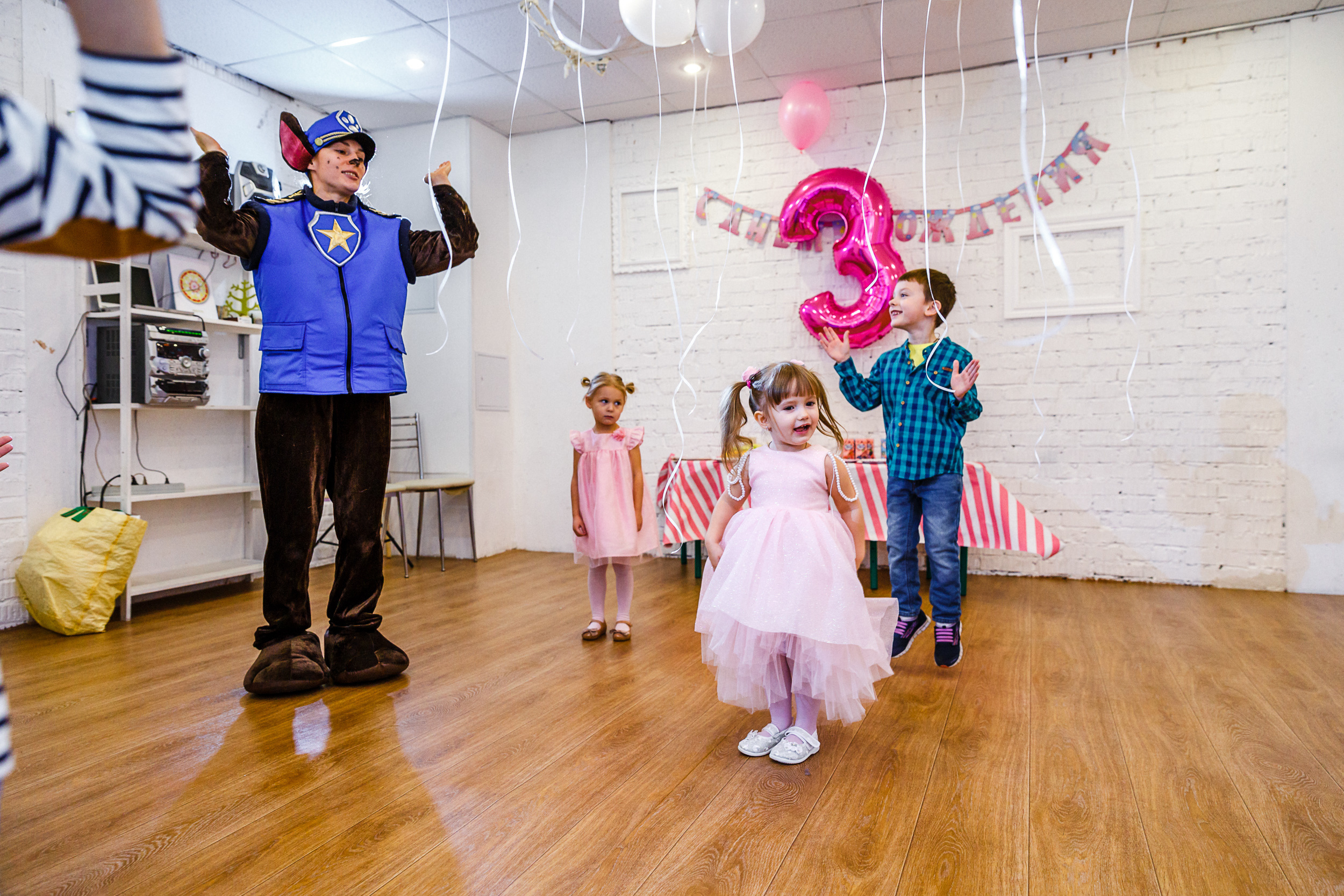 День рождения Полины, 3 года, Щелково