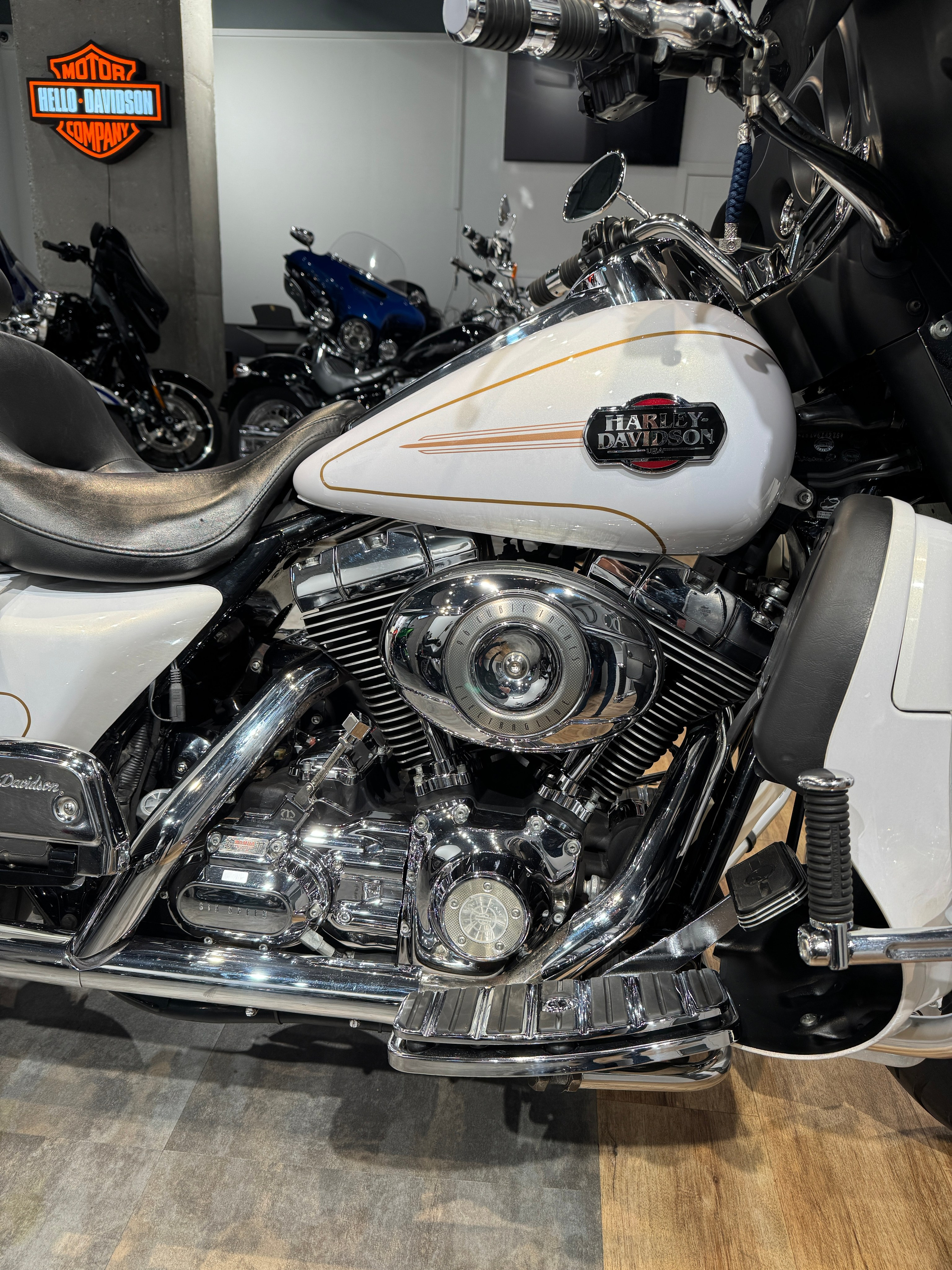 Harley Davidson Electra Glide Snow White (Mamba) (Touring) — купить мотоцикл. Hello Davidson, Москва. Только хорошие мотоциклы…