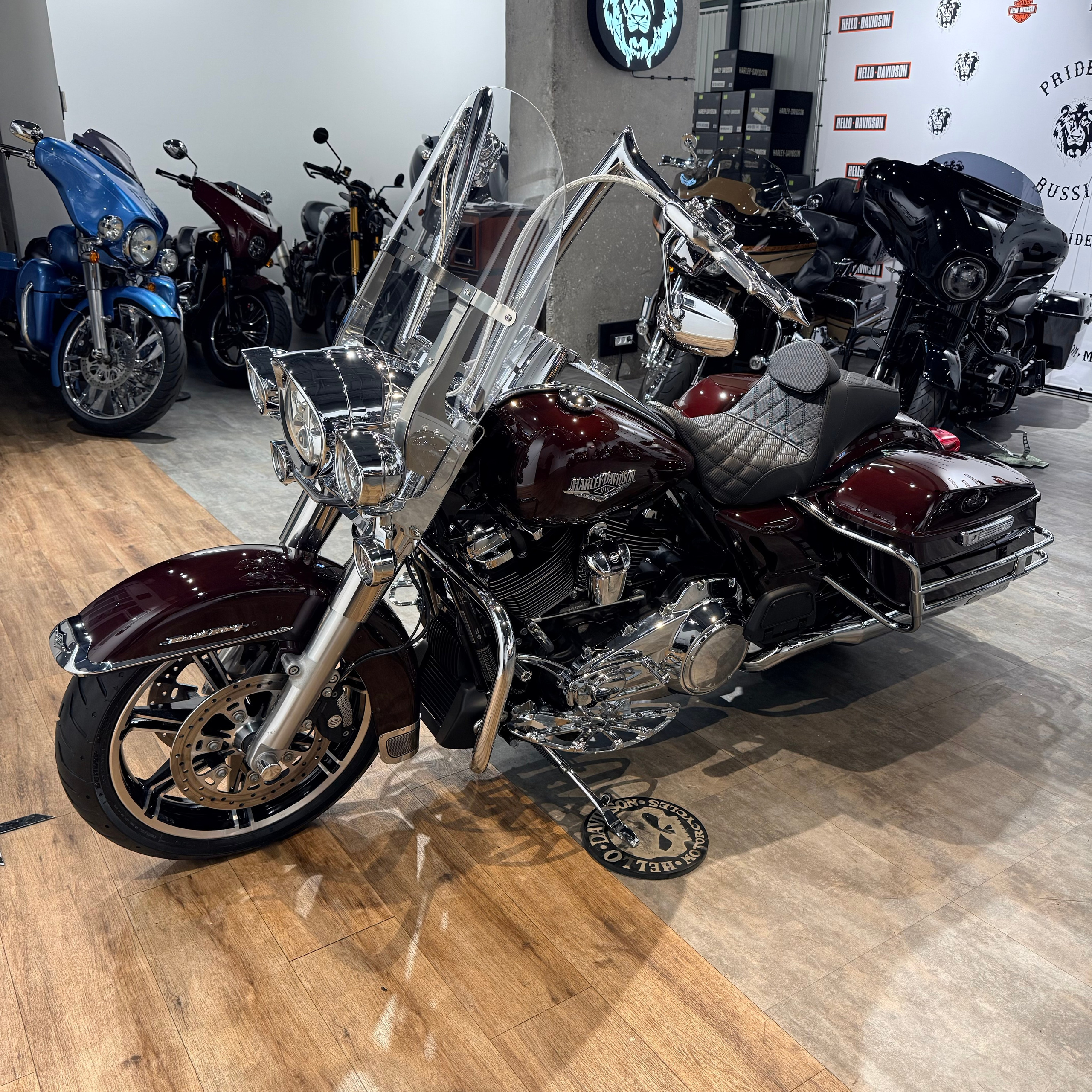 2022 HD Road Кing АВS Dark Cherry Реarl (VIN *5НD*0862). Hello Davidson, Москва. Только хорошие мотоциклы…