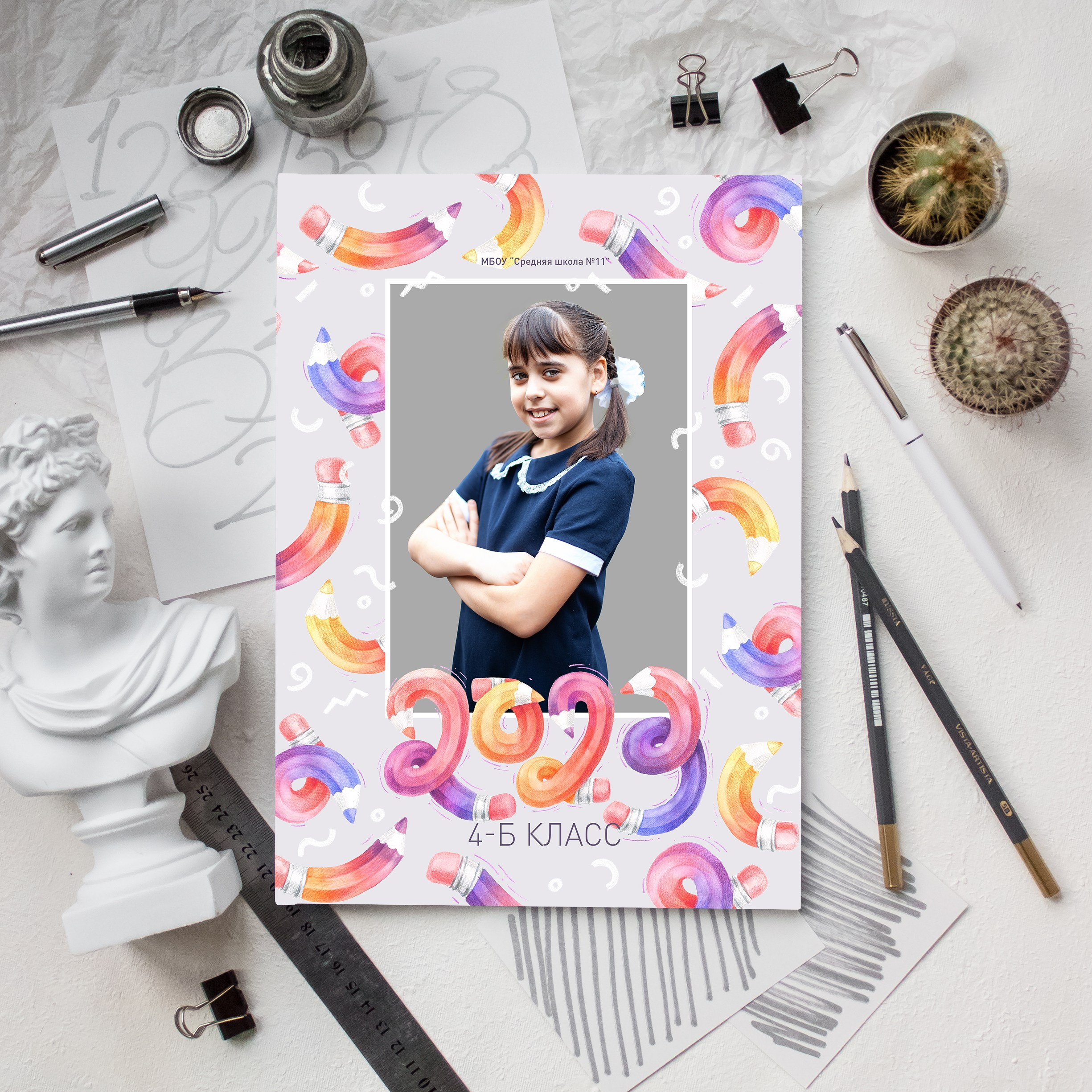 Выпускной альбом для начальной школы. Семейный, школьный фотограф в Нижнем Новгороде Елена Сентюрева