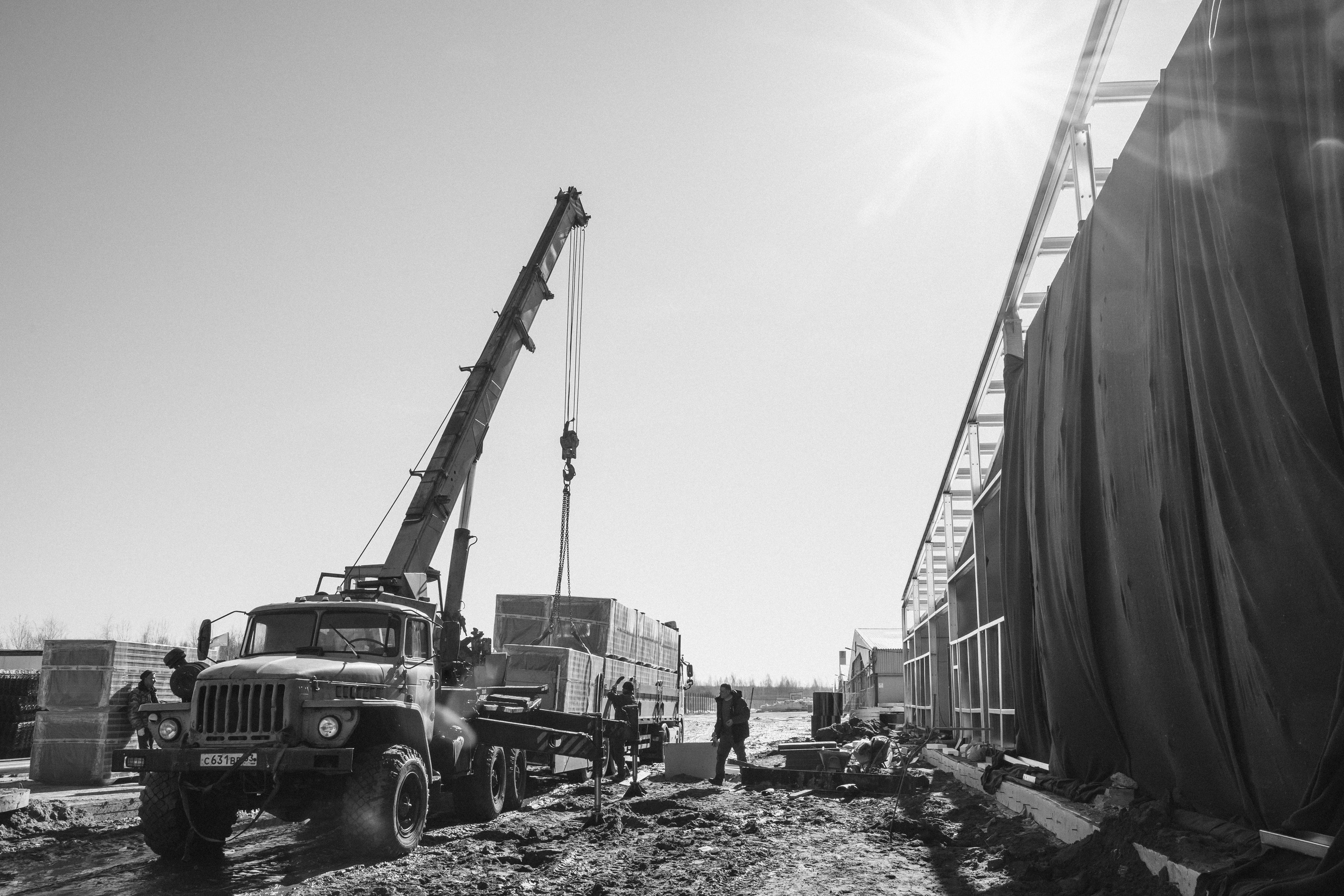 Фотосъемка строительства птицефабрик, фотограф на птицефабрике