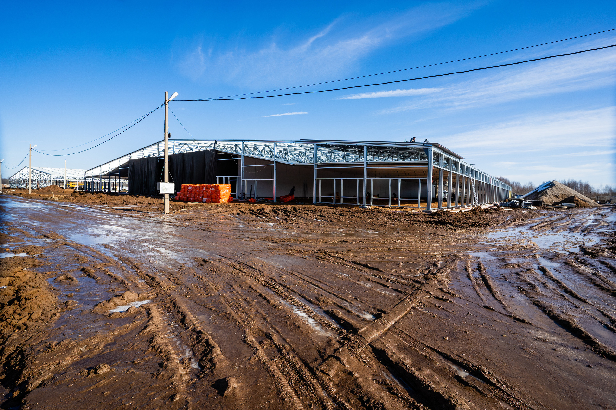 Фотосъемка строительства птицефабрик, фотограф на птицефабрике