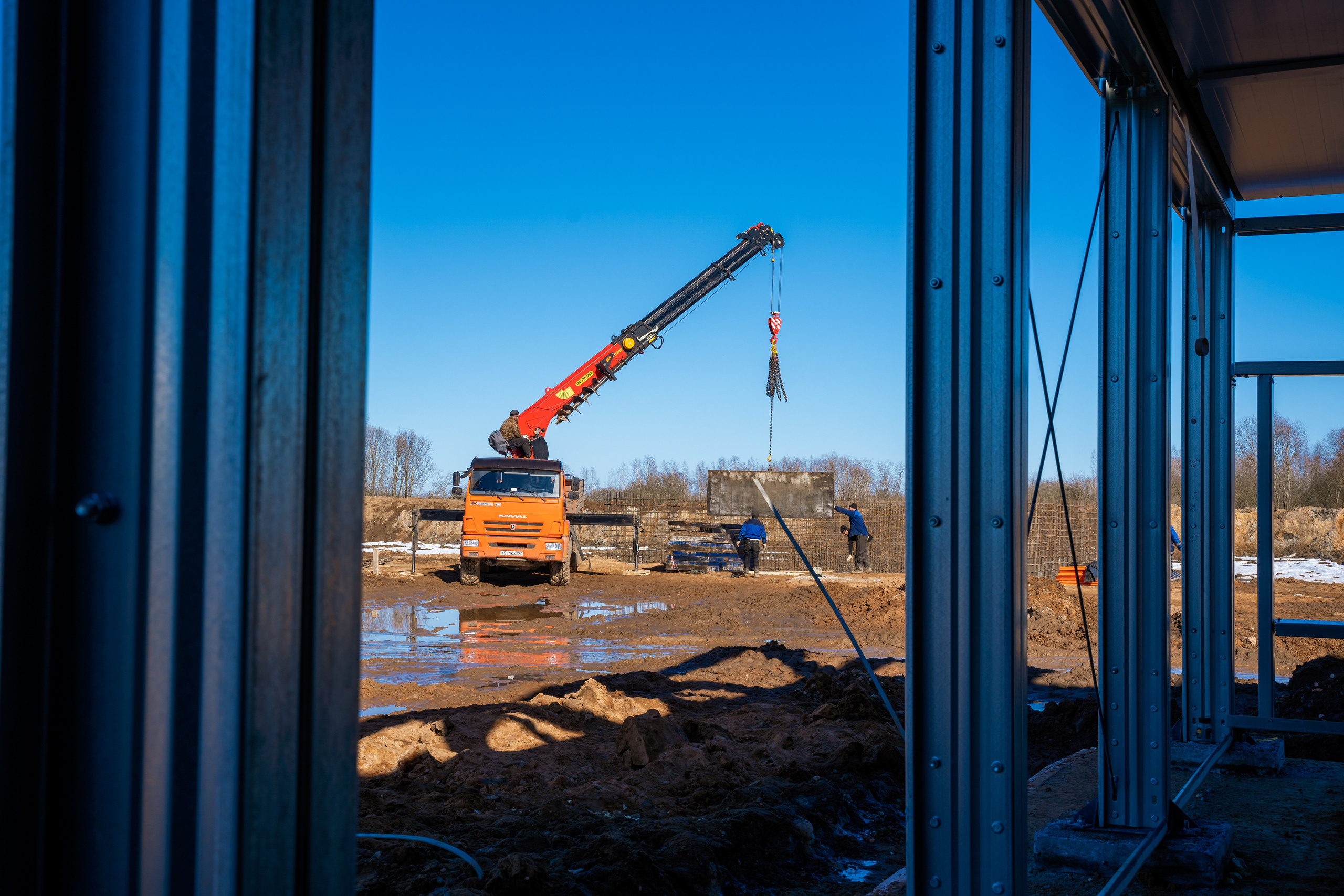 Фотосъемка строительства птицефабрик, фотограф на птицефабрике