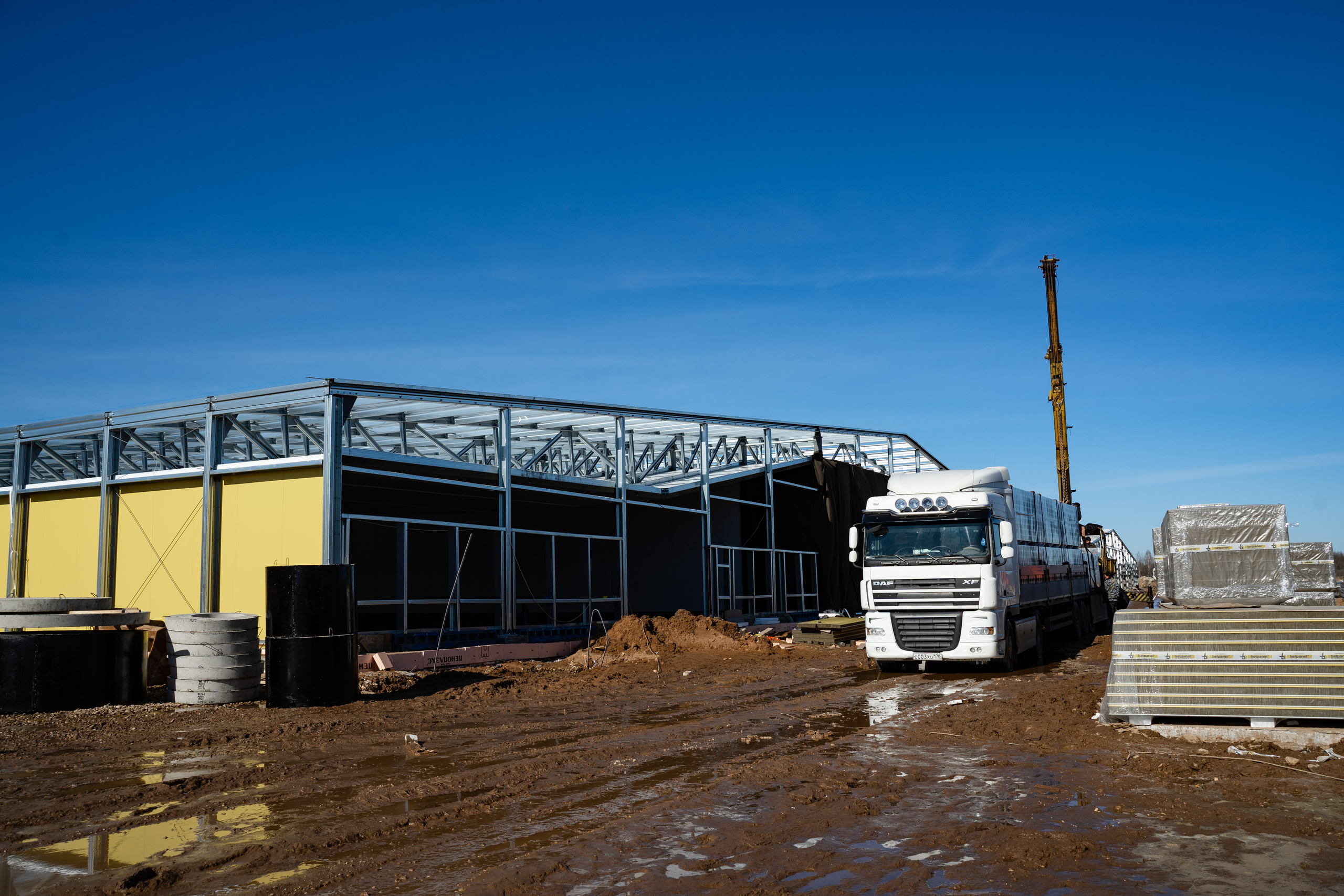 Фотосъемка строительства птицефабрик, фотограф на птицефабрике