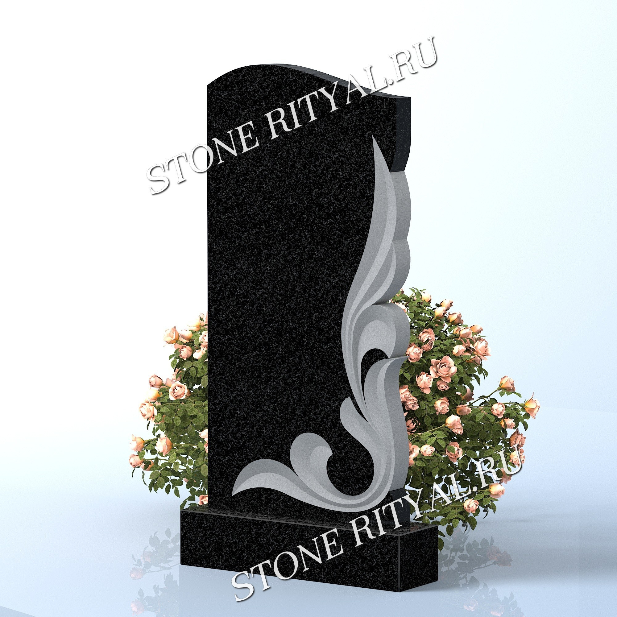 Вертикальные памятники прямые. Изготовление и установка памятников в Москве и МО