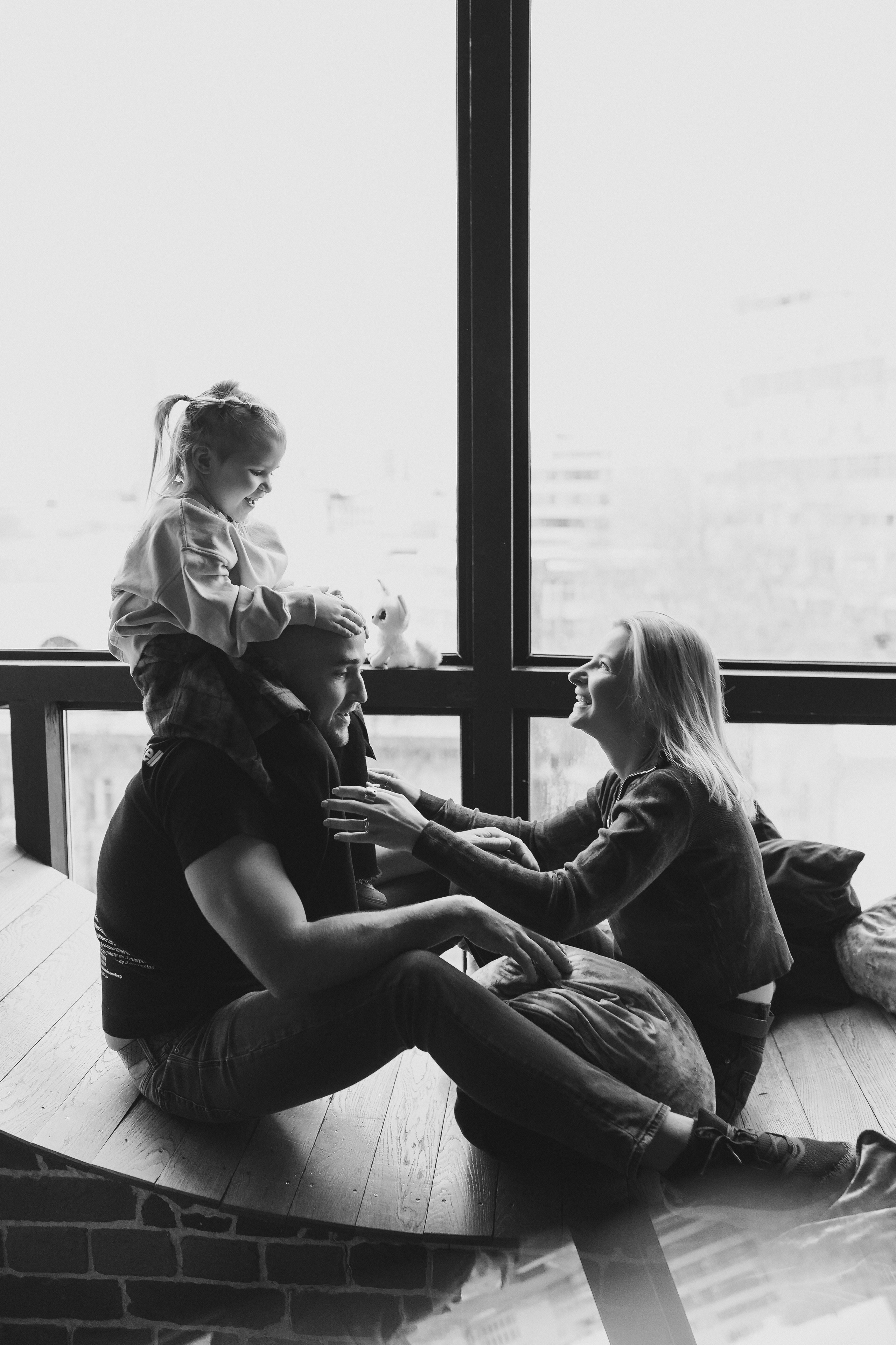 Андрей, Катя, Кира. Семейный lifestyle фотограф Наталья Разгуляева в Москве