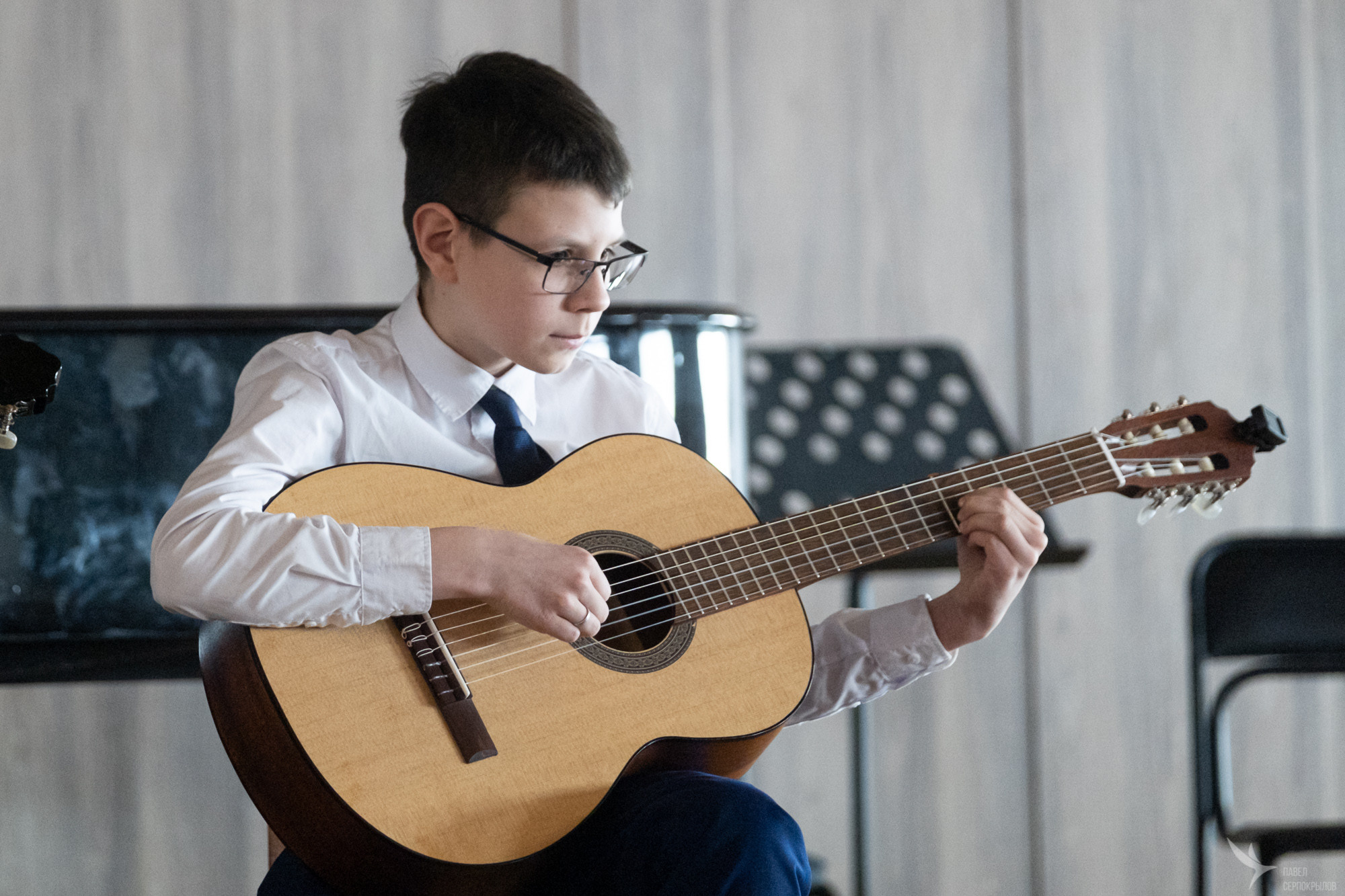 Концерт в детской музыкальной школе № 2. Репортажный фотограф в Казани Павел Серпокрылов