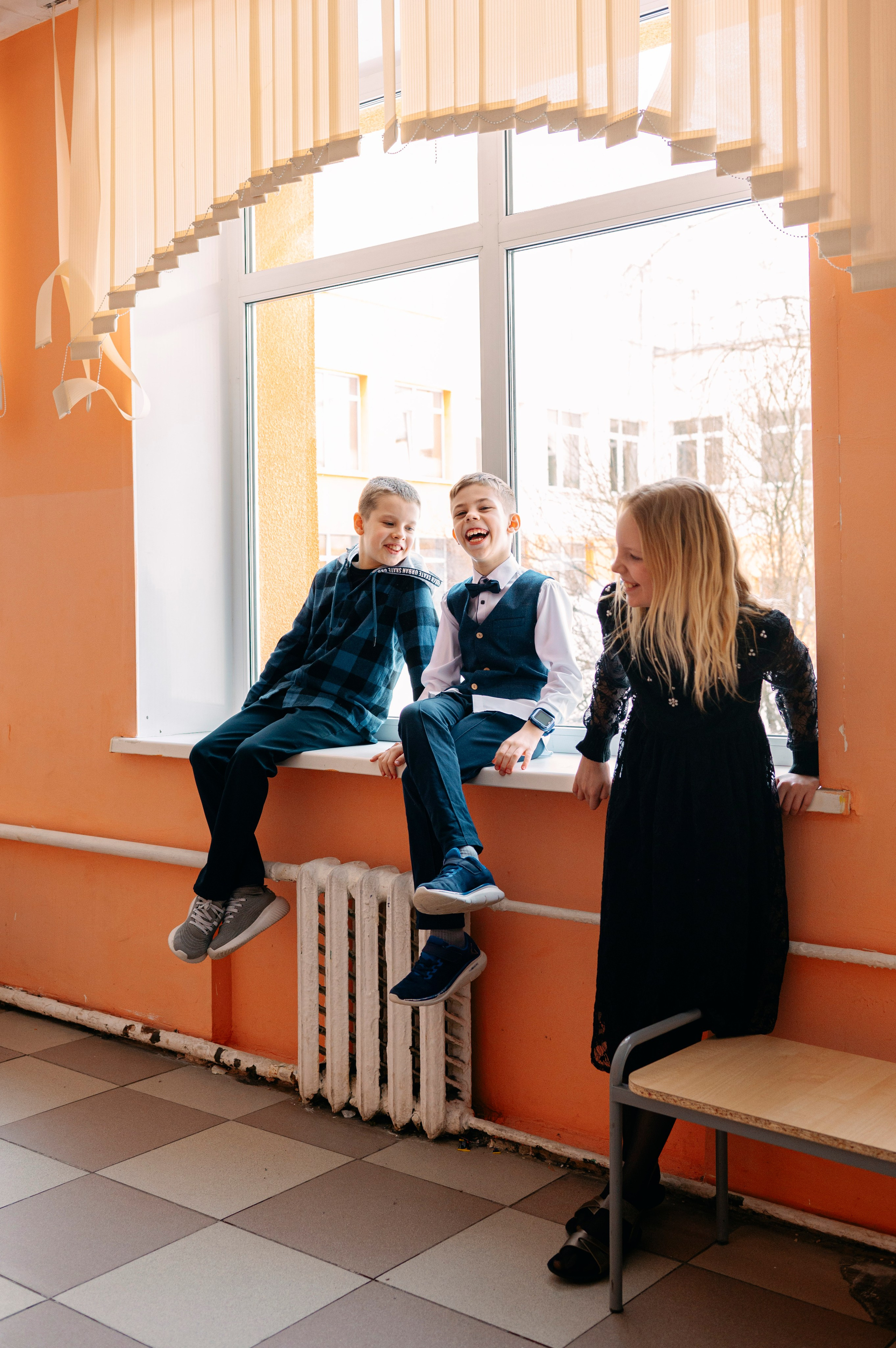 Школьная фотосессия для начальных классов. Анна Боровикова, фотограф Пушкино