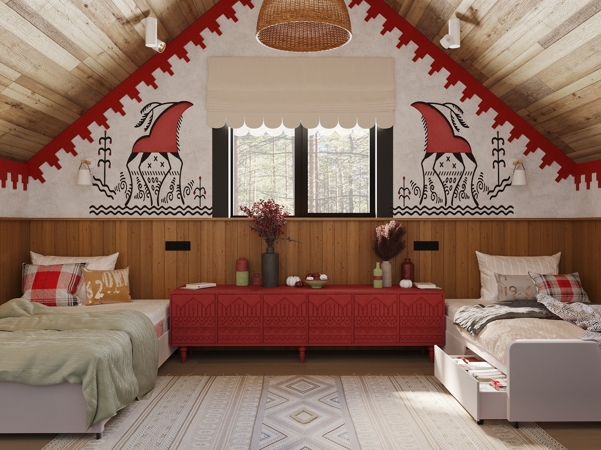 Русская этника на новый лад. Дизайнер проекта: Екатерина Кохташвили