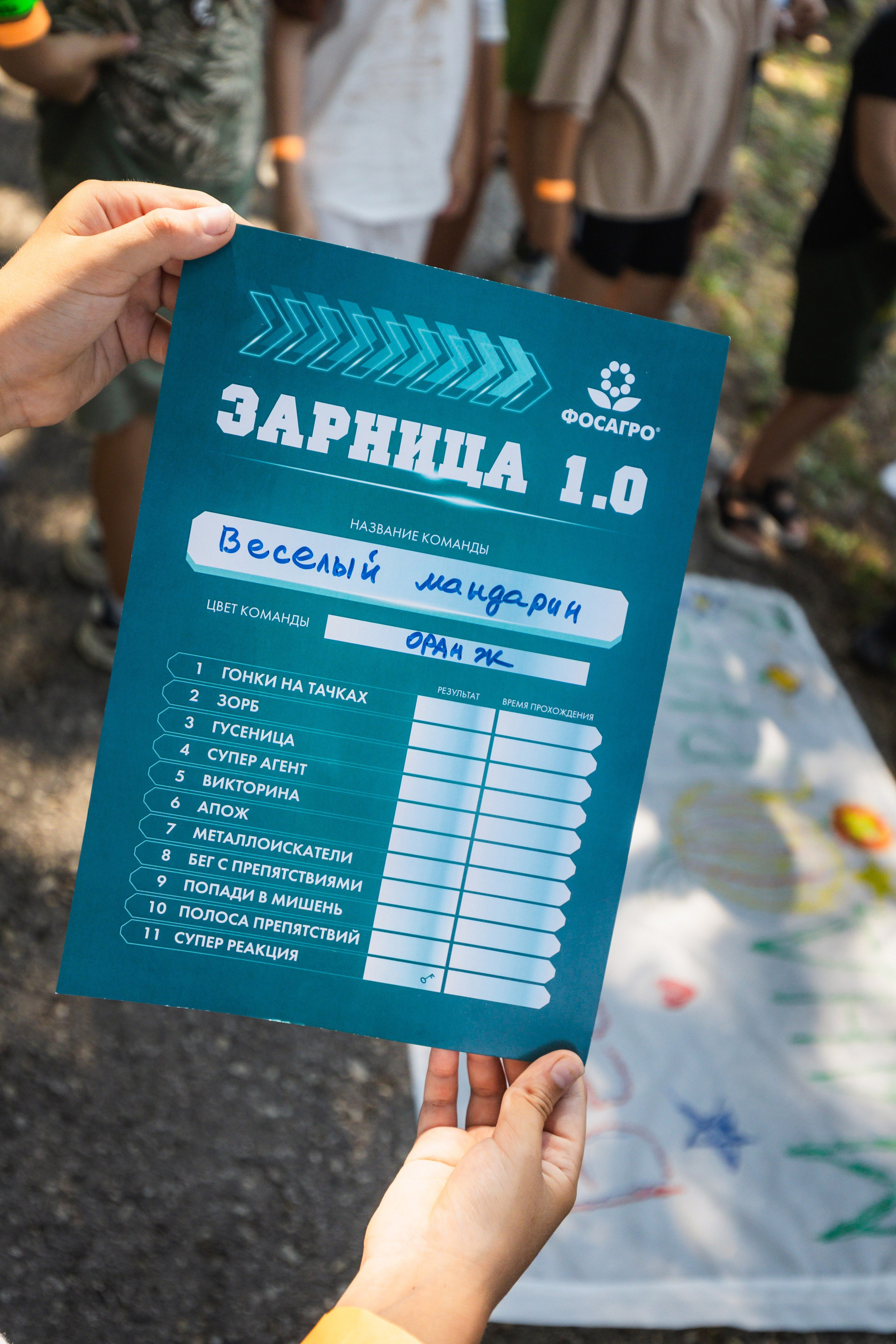 Разработка концепции и реализация проекта «Зарница 1.0» в рамках работы с агентством Andersen event. Главная