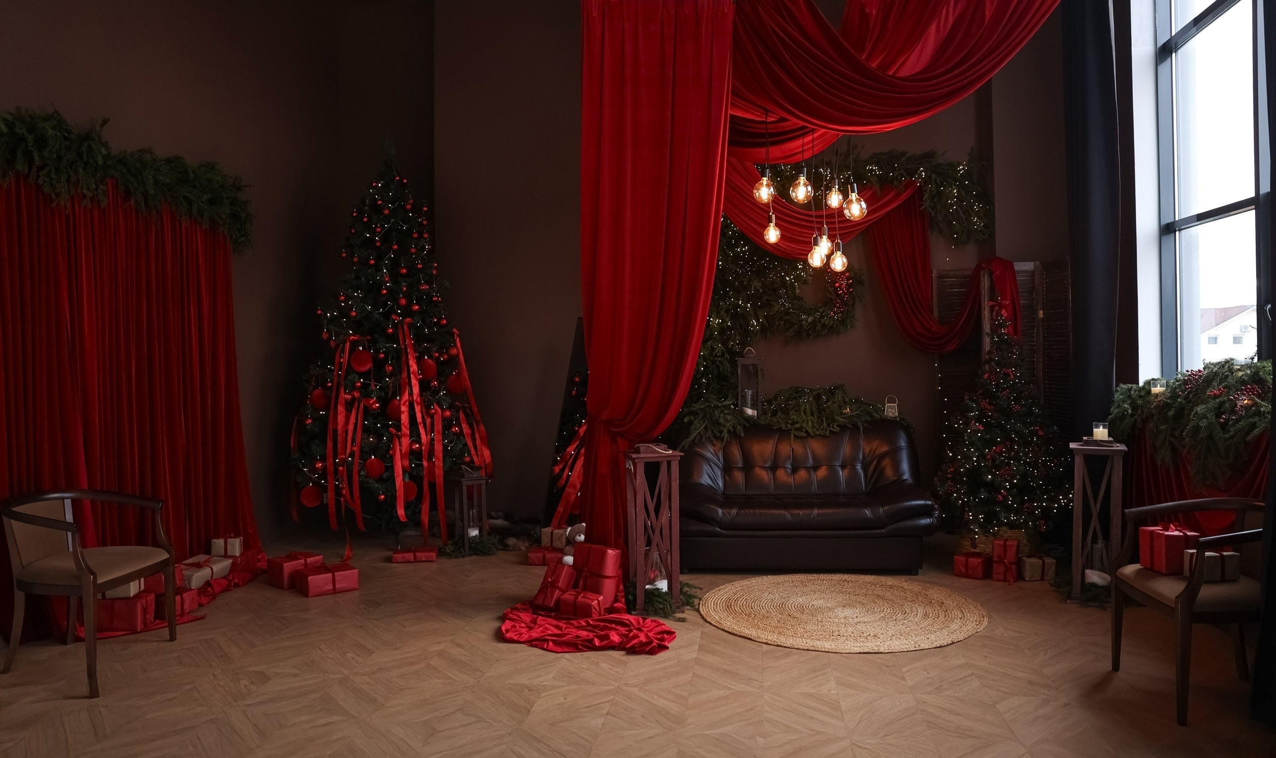 Новогодние залы в фотостудии. Свадебный и семейный фотограф в Твери и Тверской области