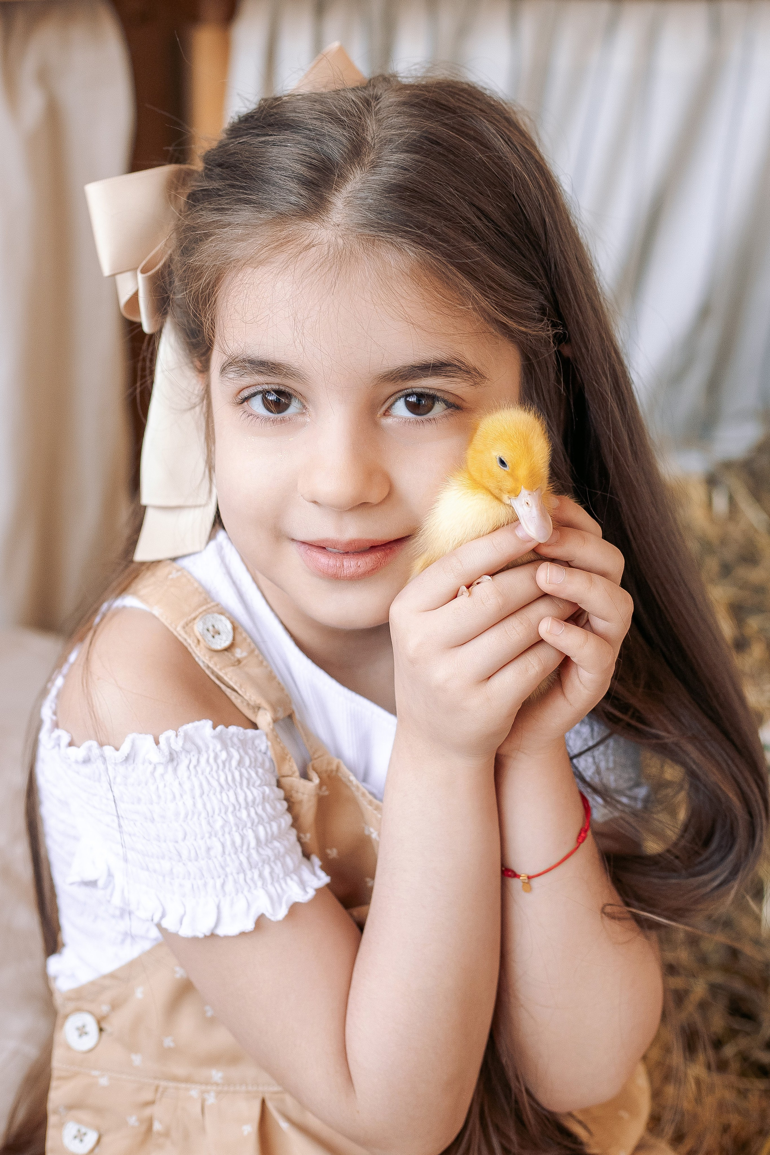 Детский портрет с утенком Спб