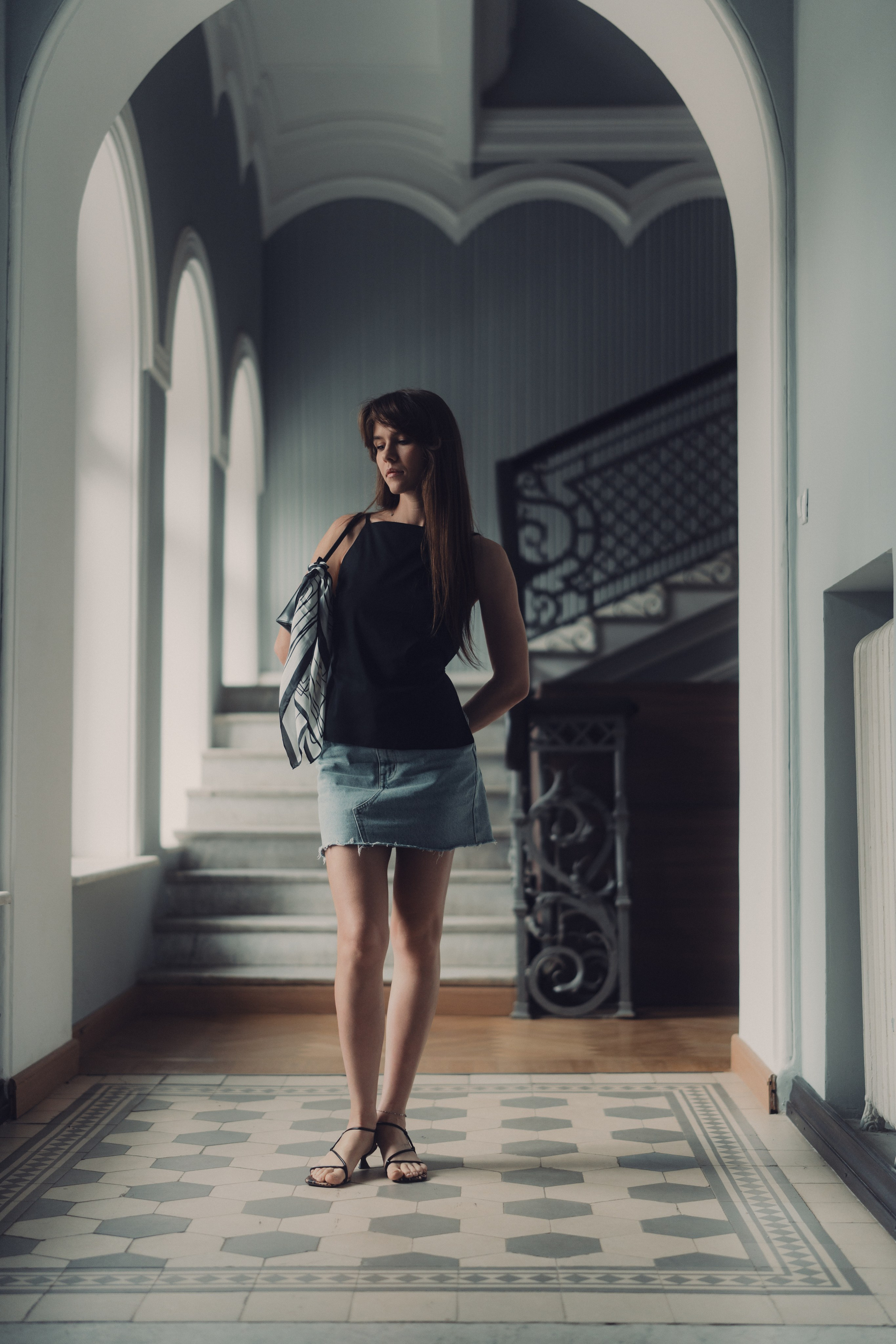 Outdoor Portrait Photoshoot at the Kazan Writers' Union