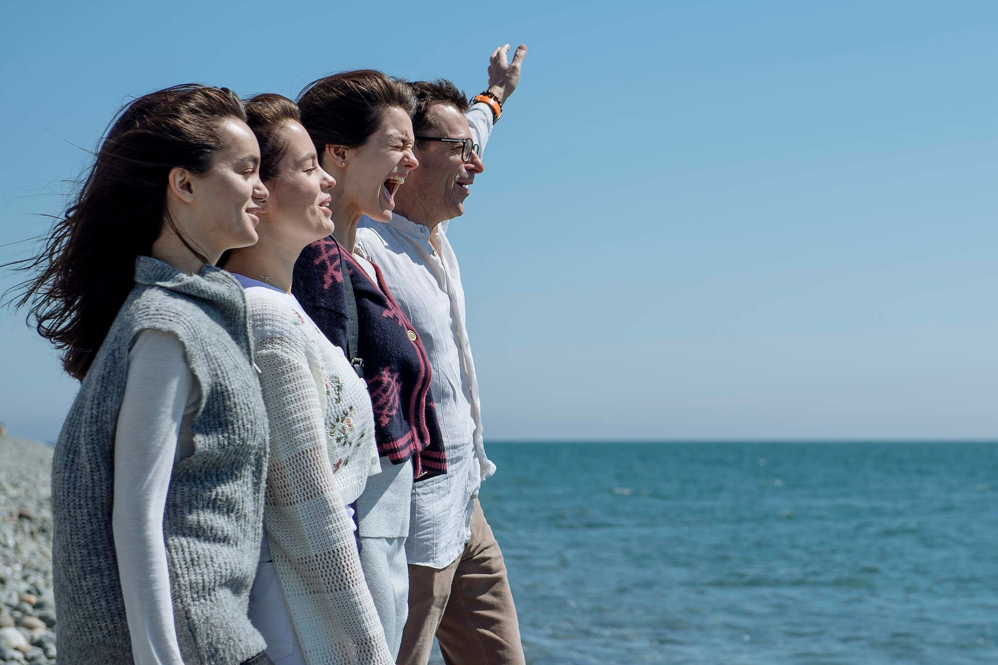 Частная фотосессия. Евгений, Анна, Ольга и Наталья. Сочи. Апрель 2025. Репортажный фотограф в Сочи — Михаил Мордасов