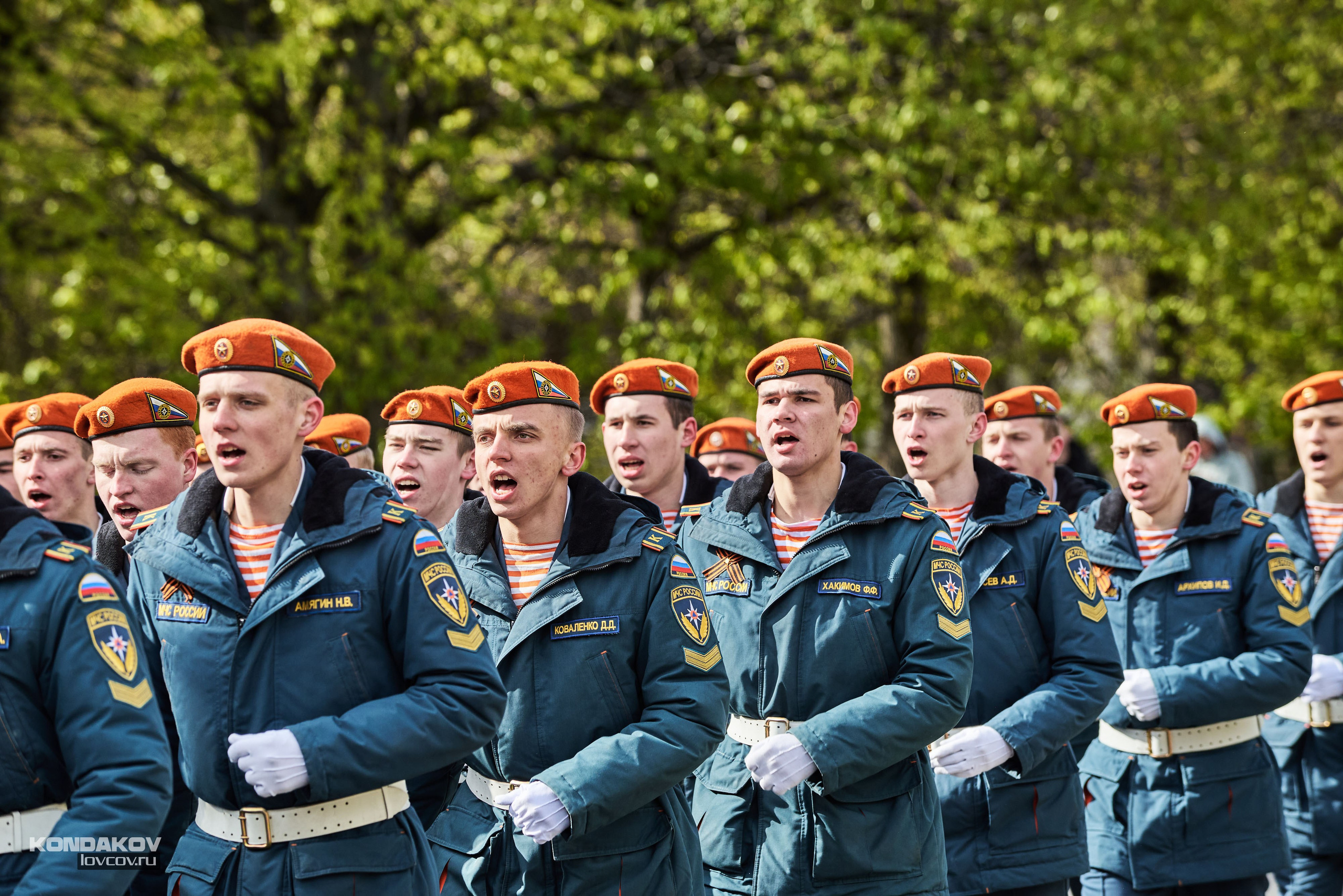 Парад в честь празднования День Победы 9 мая 2024 года в городе Иваново