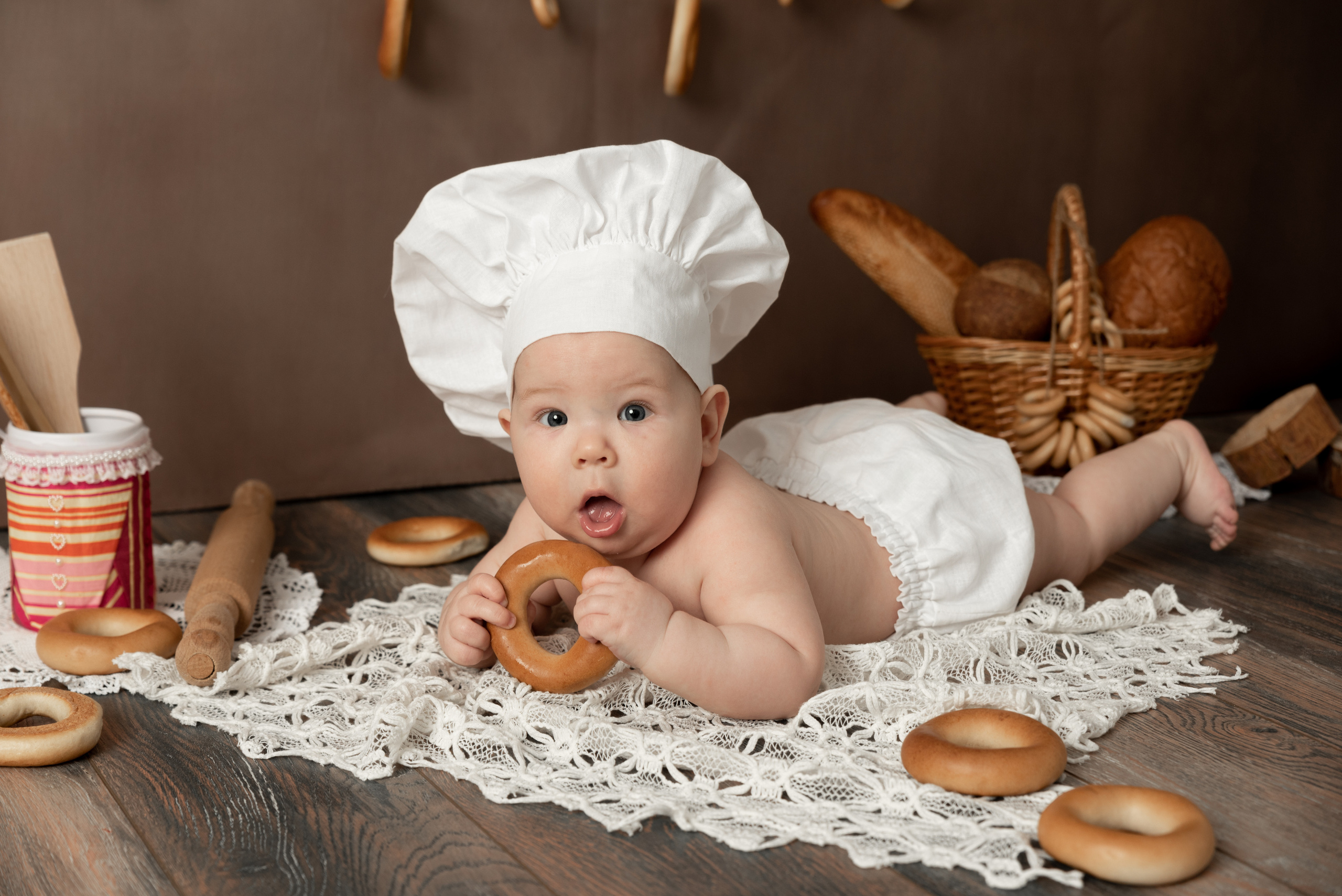 Вторая встреча с малышем Максимкой в его почти 7 месяцев. Фотограф новорожденных в Нижневартовске Лара Курдюкова