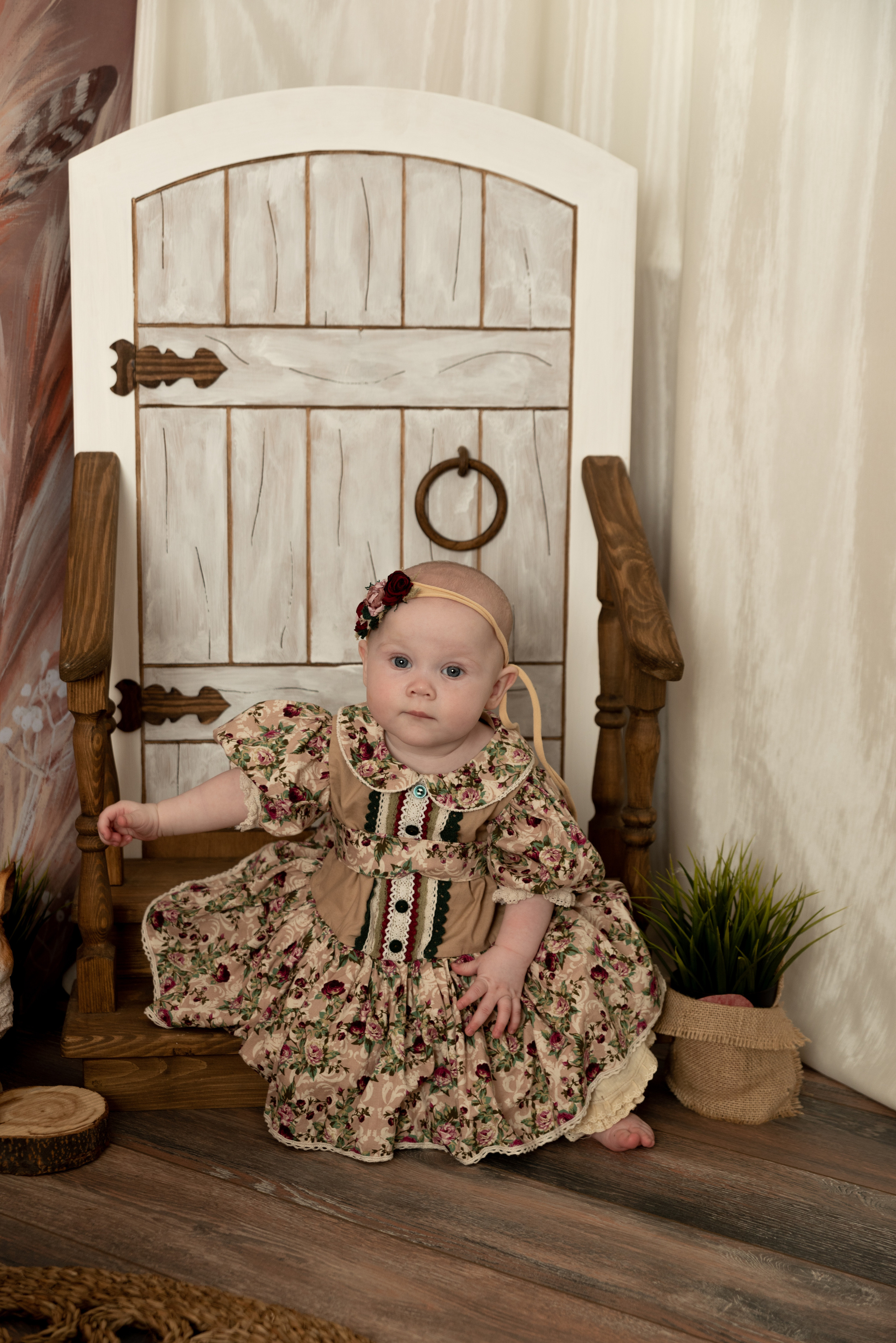 Двойняшки Варвара и Мелисса, проект «БОХО». Фотограф новорожденных в Нижневартовске Лара Курдюкова